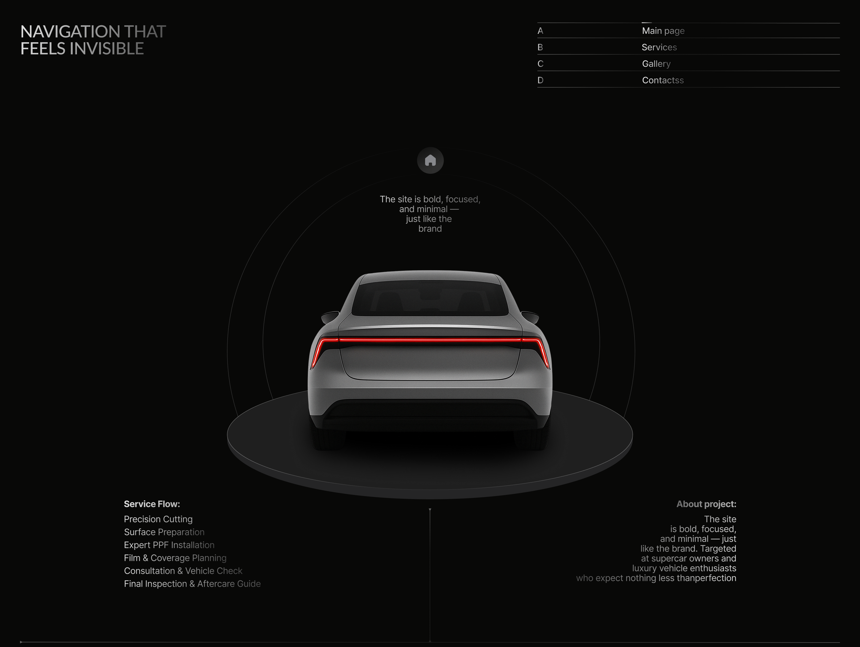 NXT Armor | Autoservice Website |Car Detailing — Изображение №5 — Интерфейсы, Брендинг на Dprofile