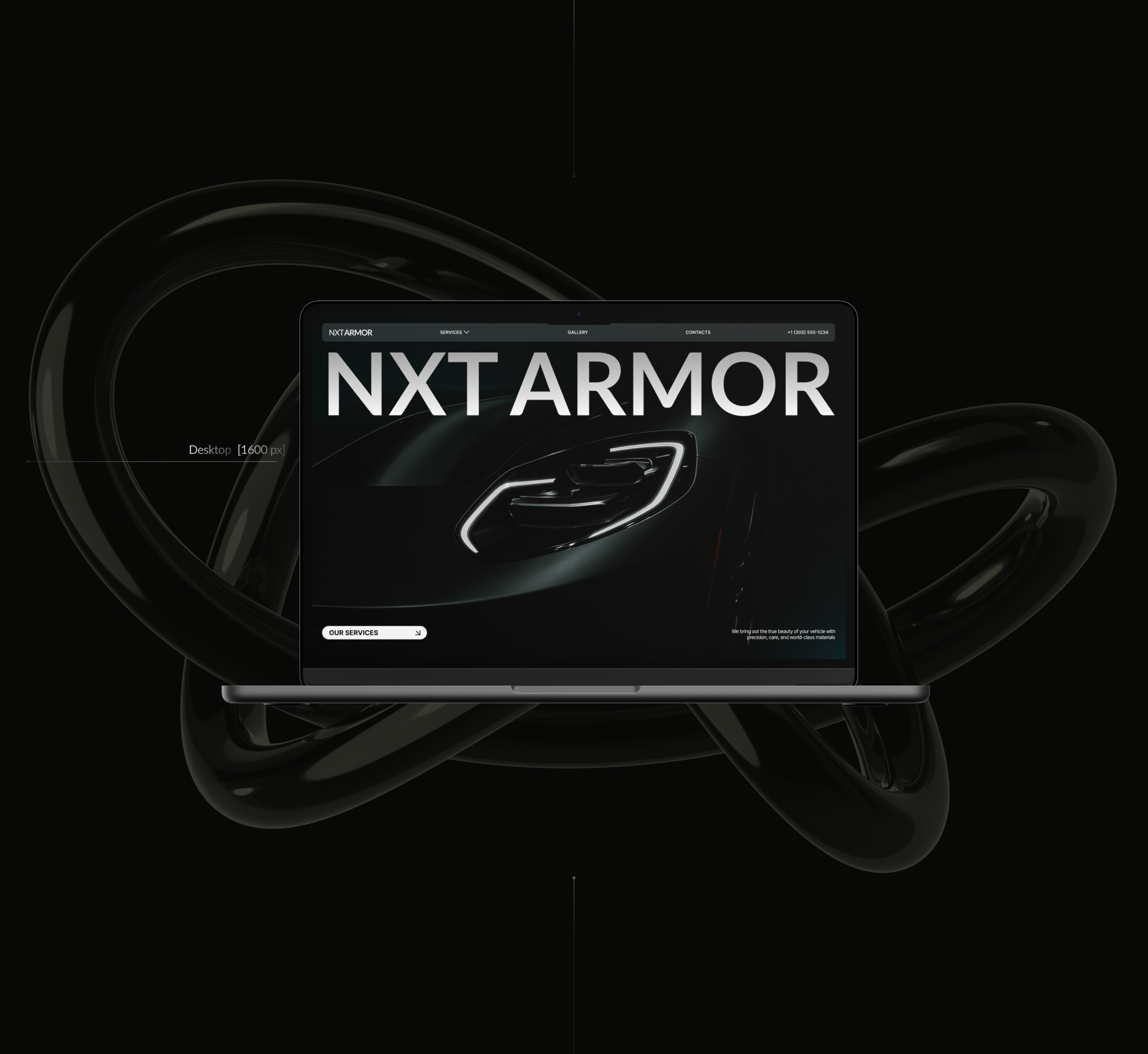 NXT Armor | Autoservice Website |Car Detailing — Изображение №6 — Интерфейсы, Брендинг на Dprofile