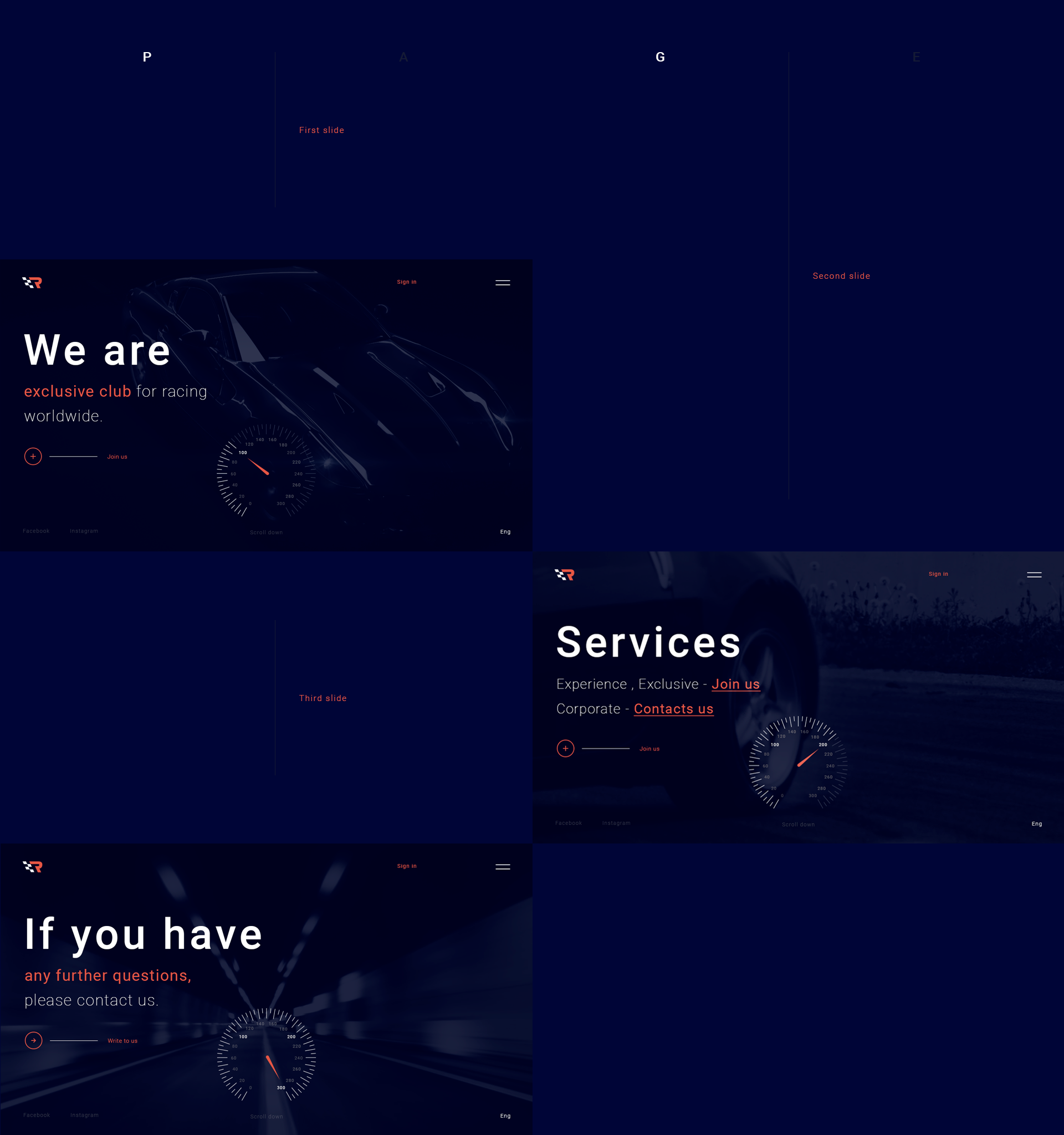 Rentarace — Изображение №2 — Интерфейсы на Dprofile