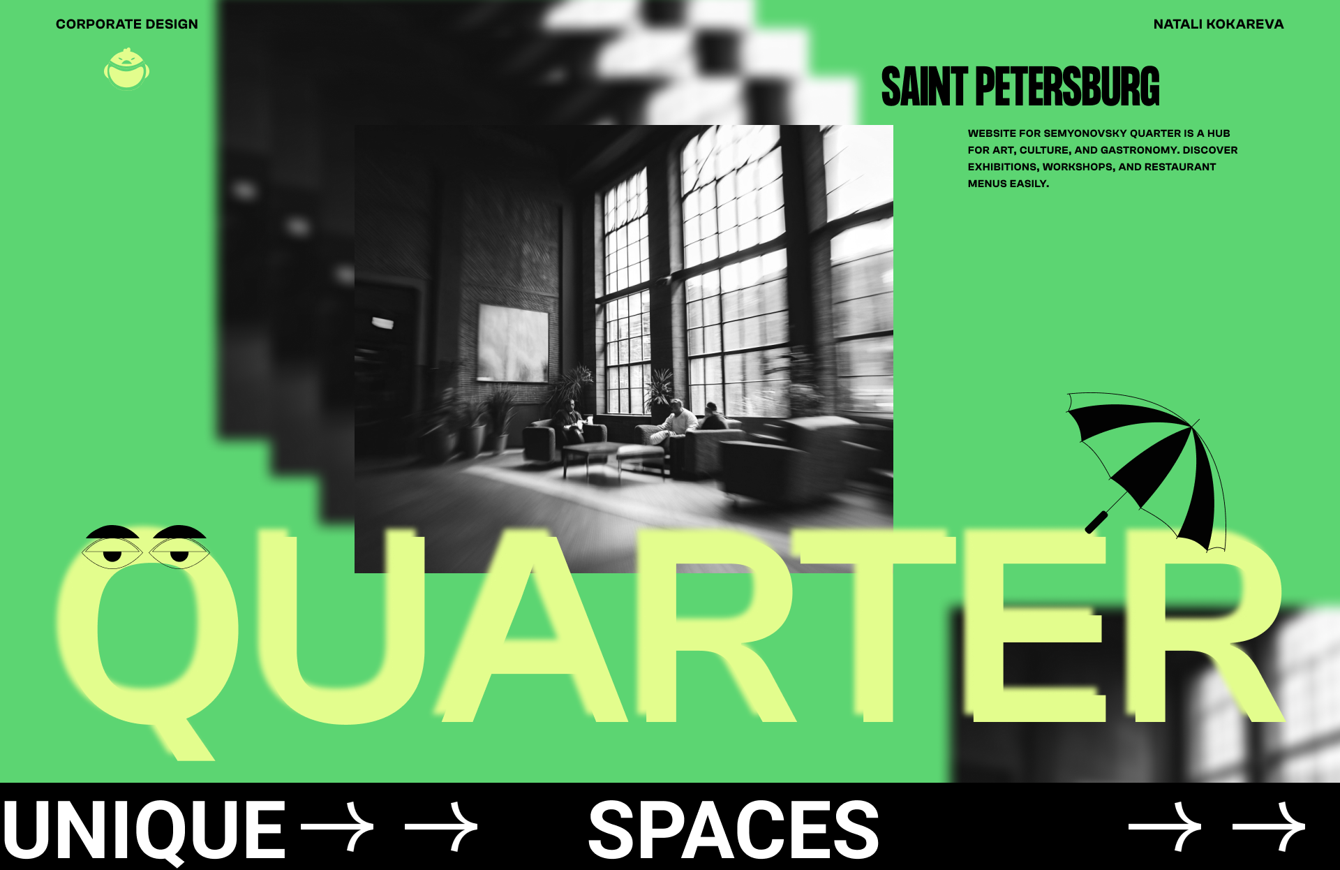 Corporate design | Semyonovsky Quarter, art space — Изображение №1 — Интерфейсы на Dprofile