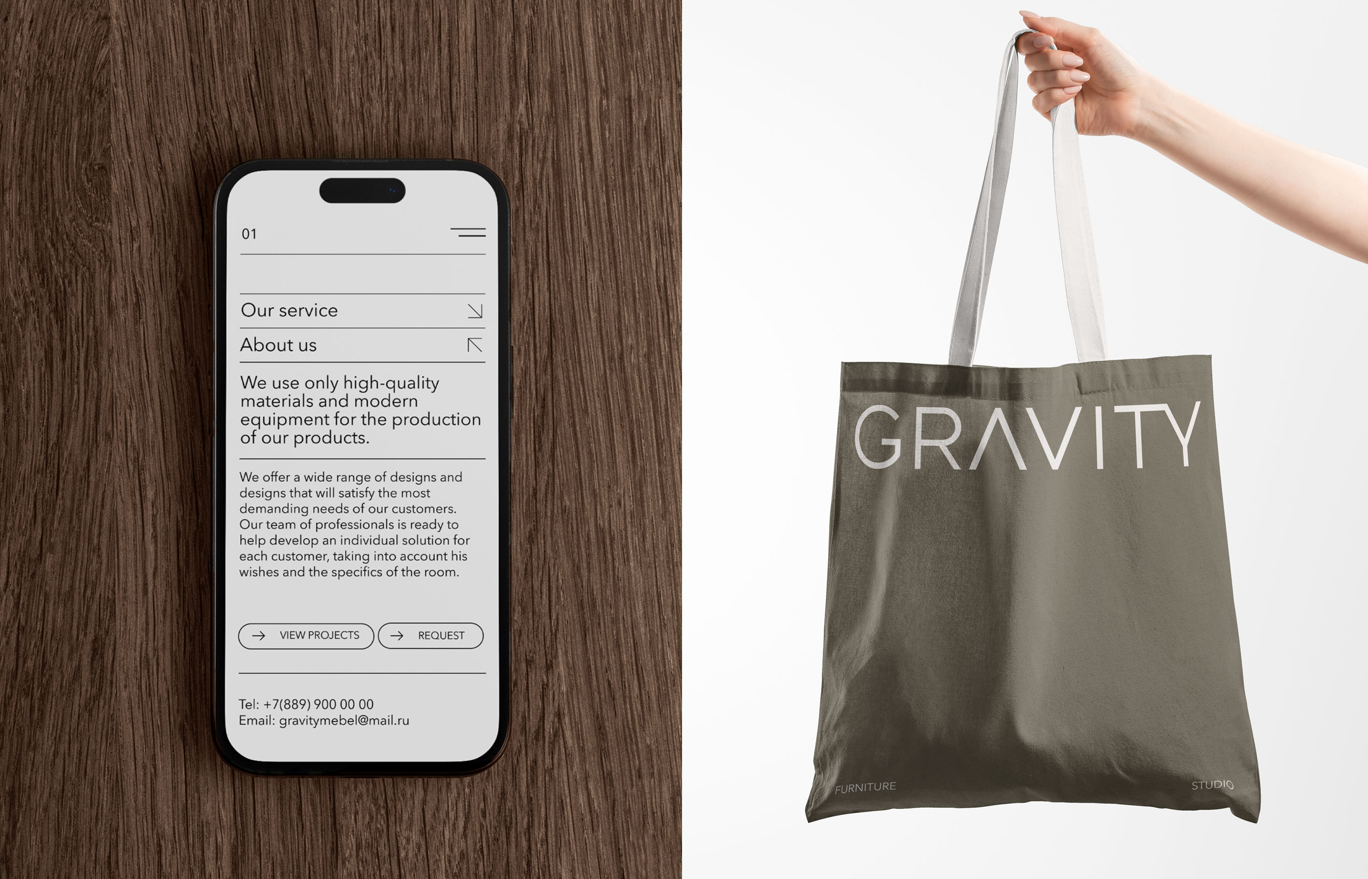 GRAVITY - STUDIO FURNITURE — Изображение №8 — Брендинг на Dprofile
