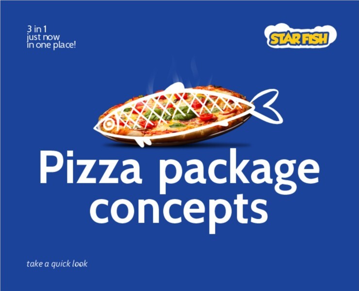 Pizza packaging — Брендинг, Иллюстрация на Dprofile