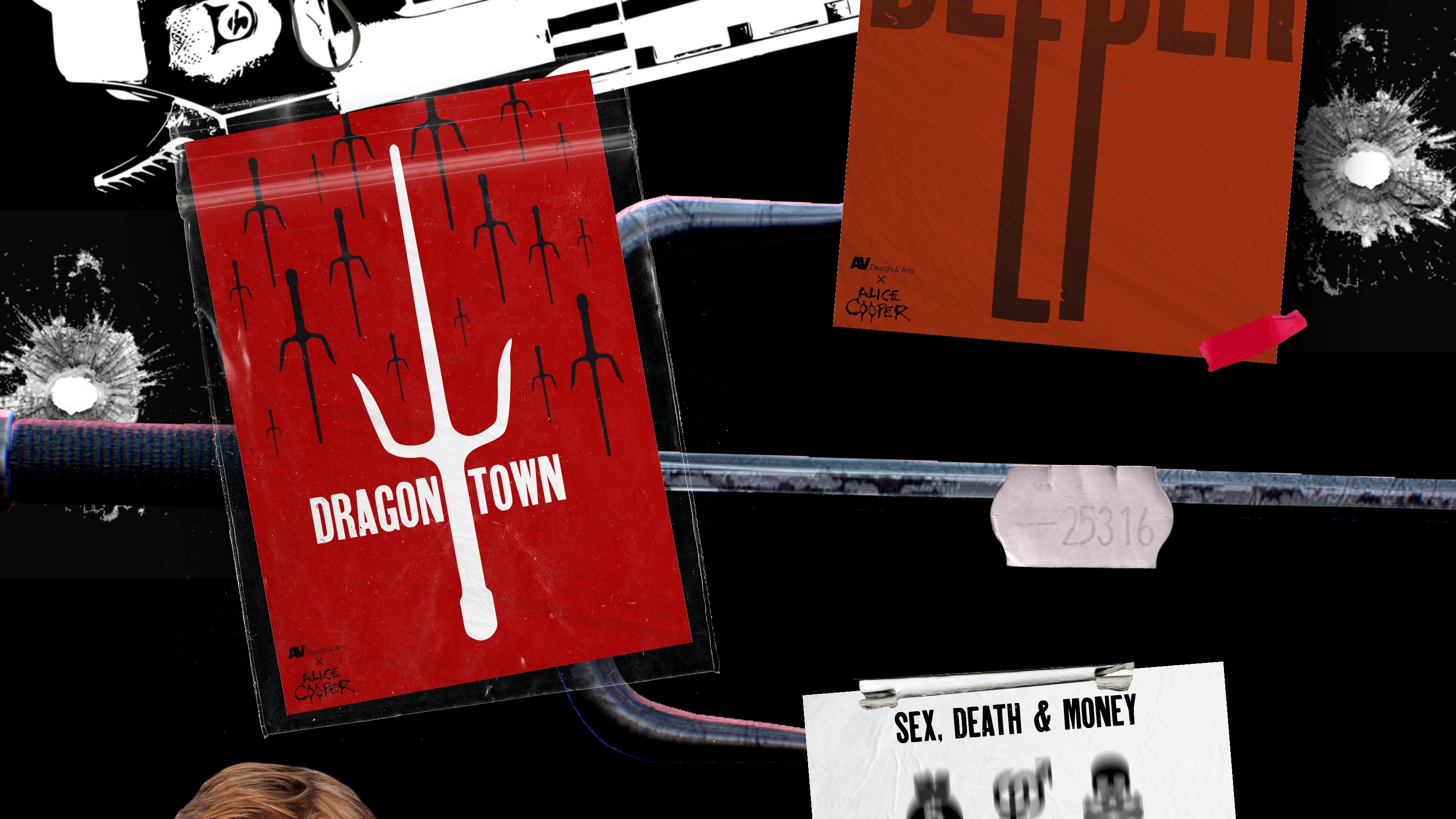 Posters for Alice Cooper's Dragontown — Изображение №3 — Иллюстрация, Графика на Dprofile