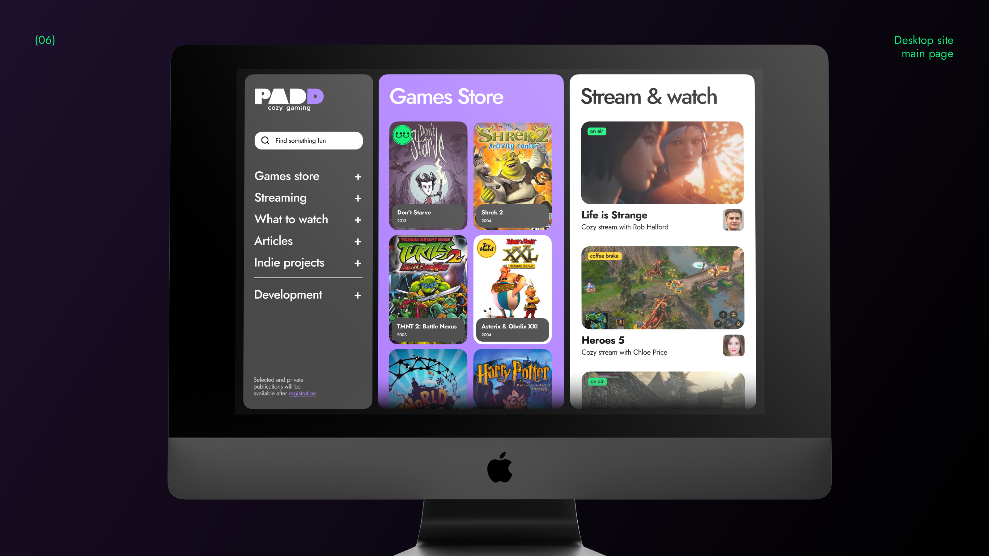 PADD Cozy Gaming Service — Изображение №7 — Брендинг, Анимация на Dprofile