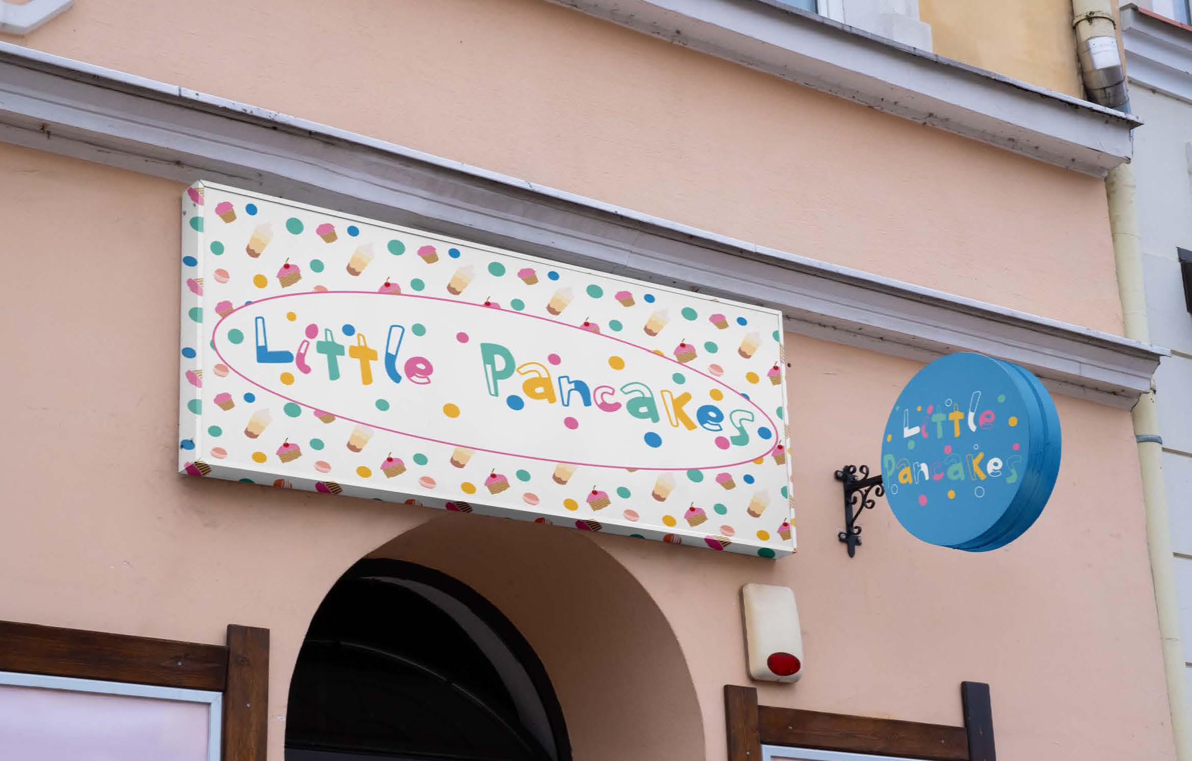 логотип кафе Little Pancakes — Изображение №10 — Брендинг на Dprofile