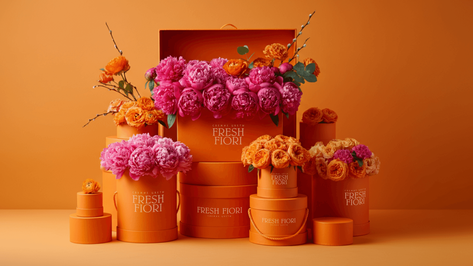 FRESH FIORI АЙДЕНТИКА ДЛЯ ЦВЕТОЧНОГО МАГАЗИНА — Изображение №24 — Брендинг на Dprofile