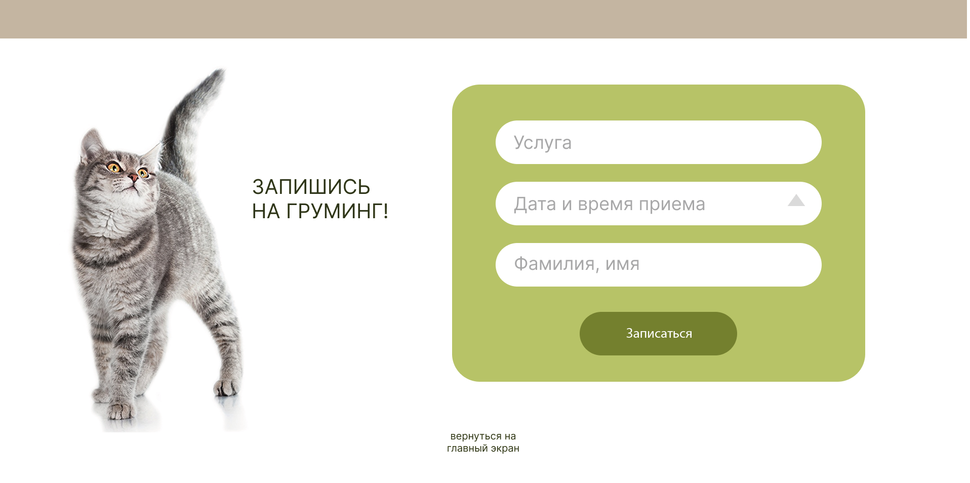 ДИЗАЙН САЙТА ДЛЯ ГРУМЕР СТУДИИ — Изображение №11 — Интерфейсы, Маркетинг на Dprofile