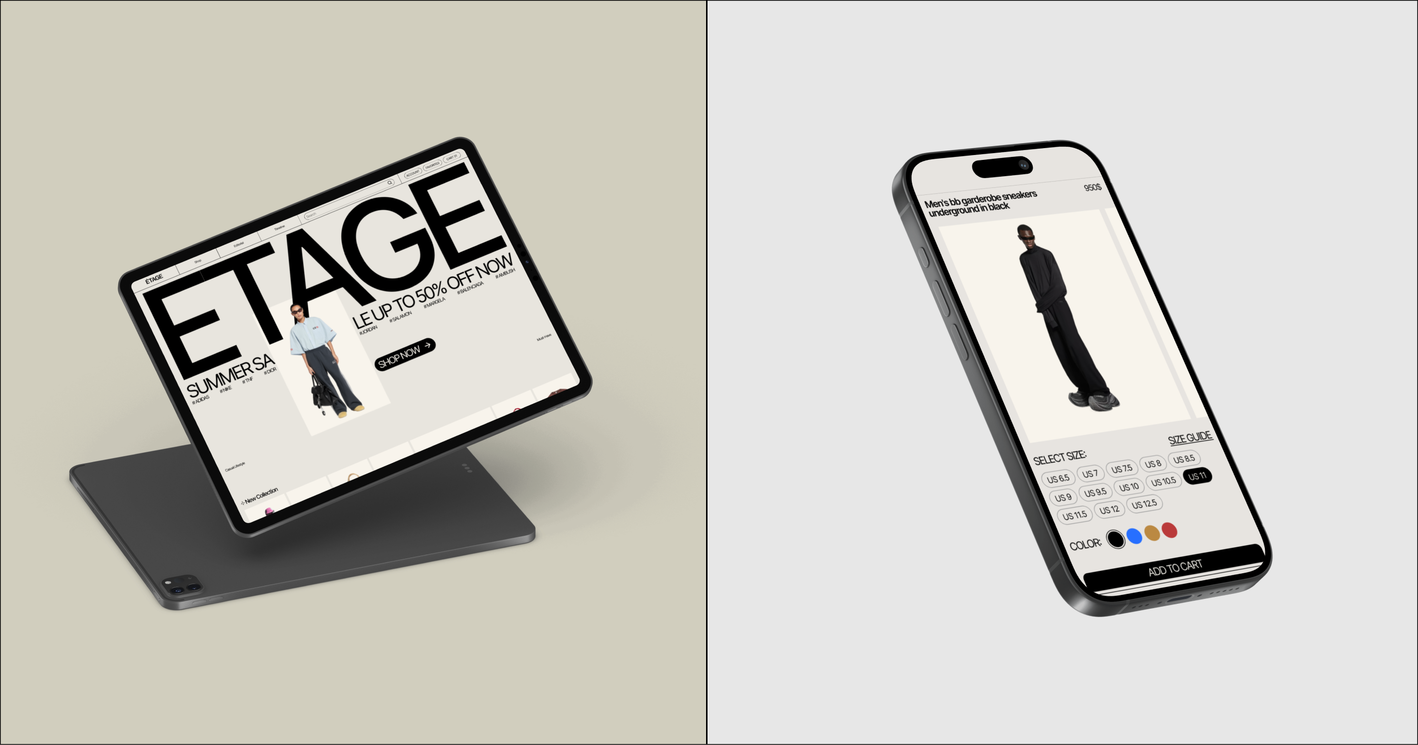 ETAGE | E-COMMERCE WEBSITE — Изображение №16 — Интерфейсы на Dprofile