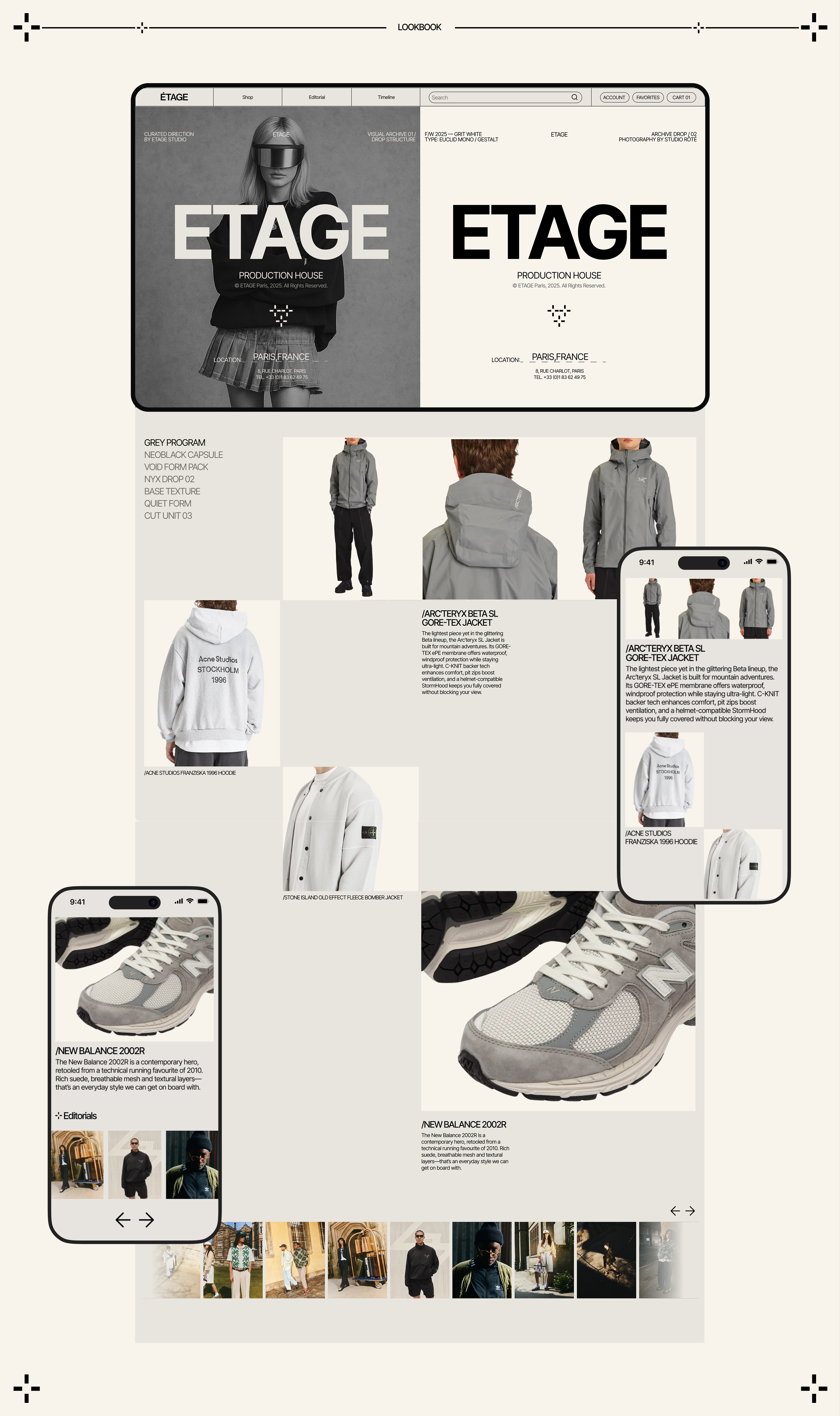 ETAGE | E-COMMERCE WEBSITE — Изображение №11 — Интерфейсы на Dprofile