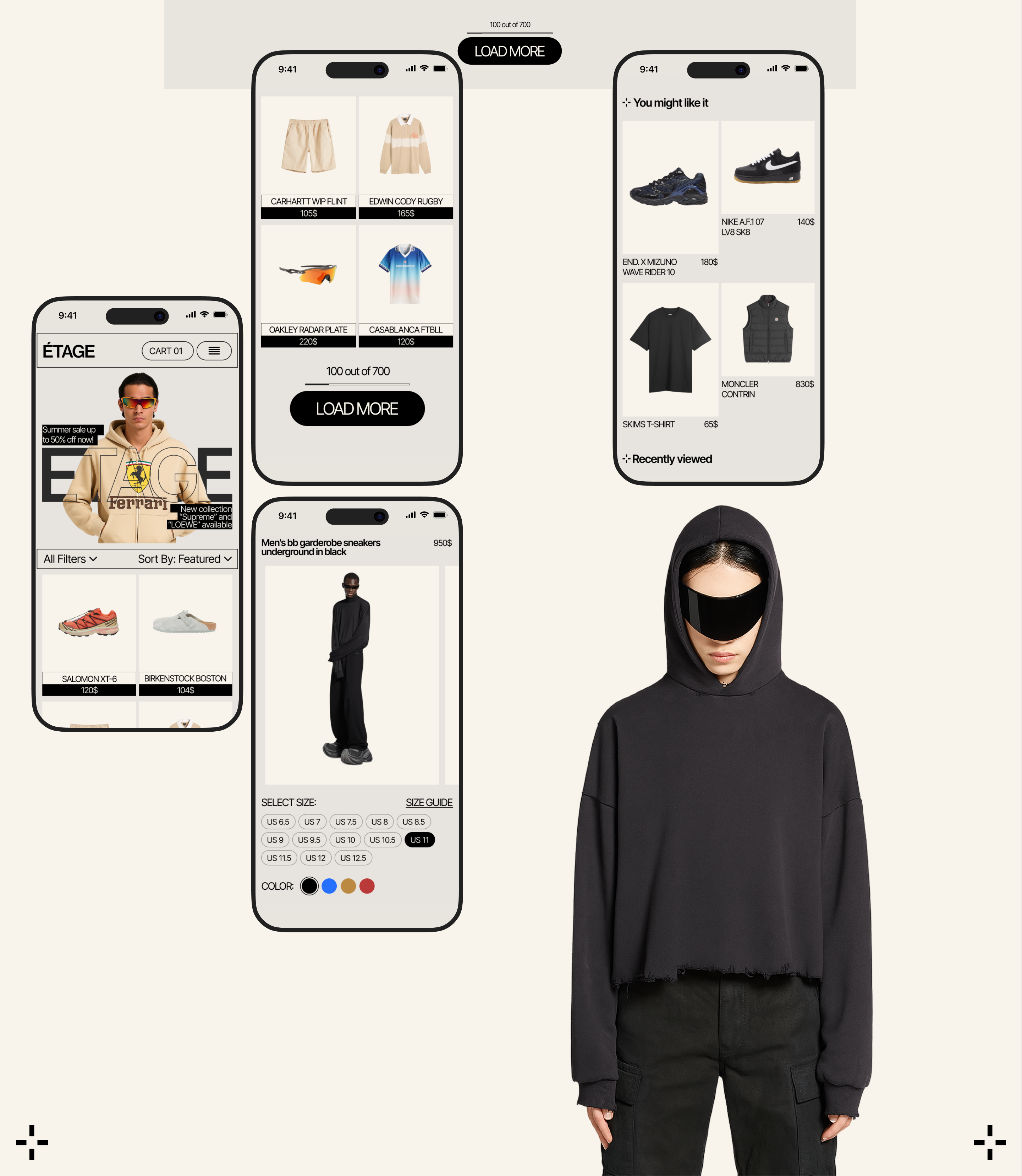 ETAGE | E-COMMERCE WEBSITE — Изображение №8 — Интерфейсы на Dprofile