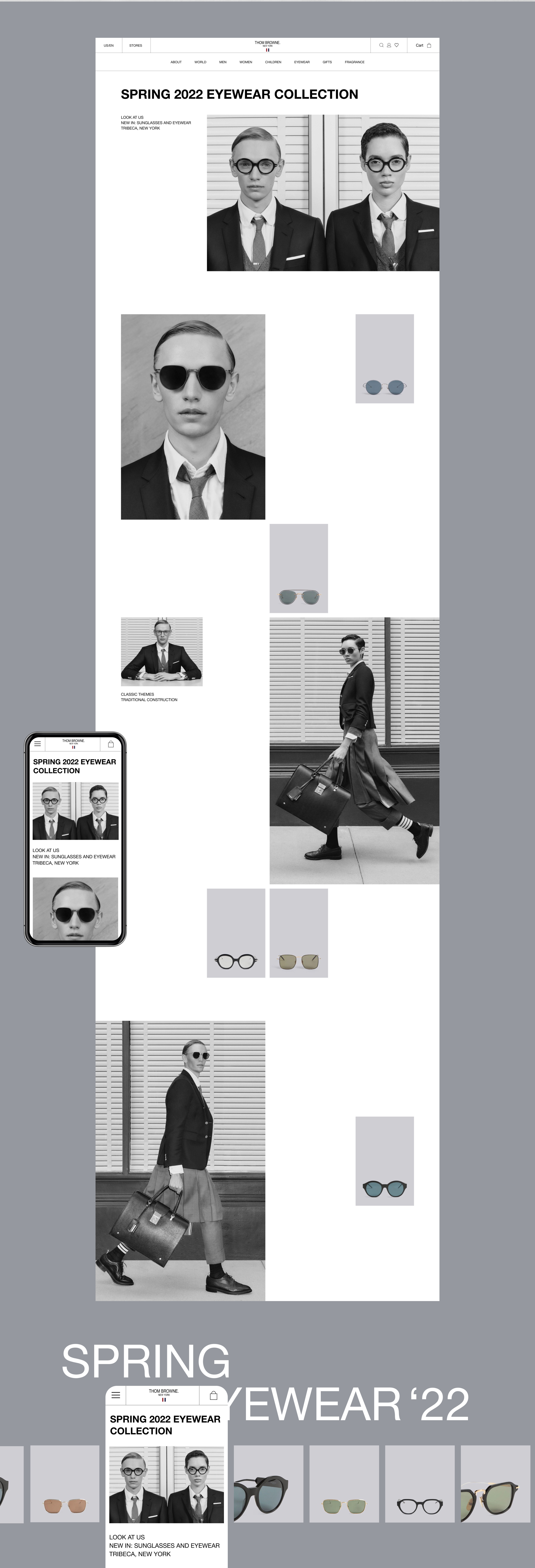 Thom Browne | e-commerce redesign — Изображение №8 — Интерфейсы на Dprofile