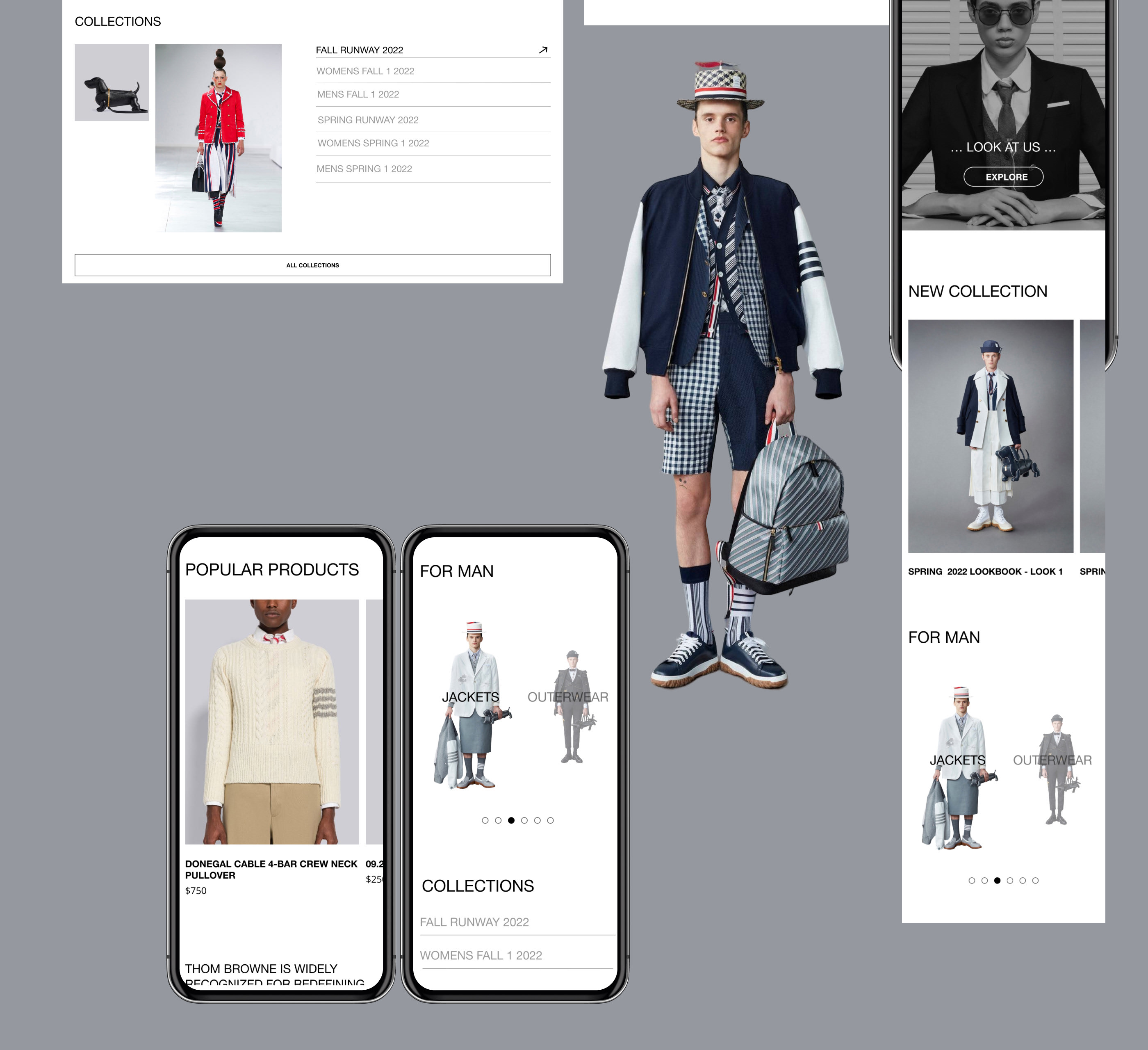 Thom Browne | e-commerce redesign — Изображение №4 — Интерфейсы на Dprofile