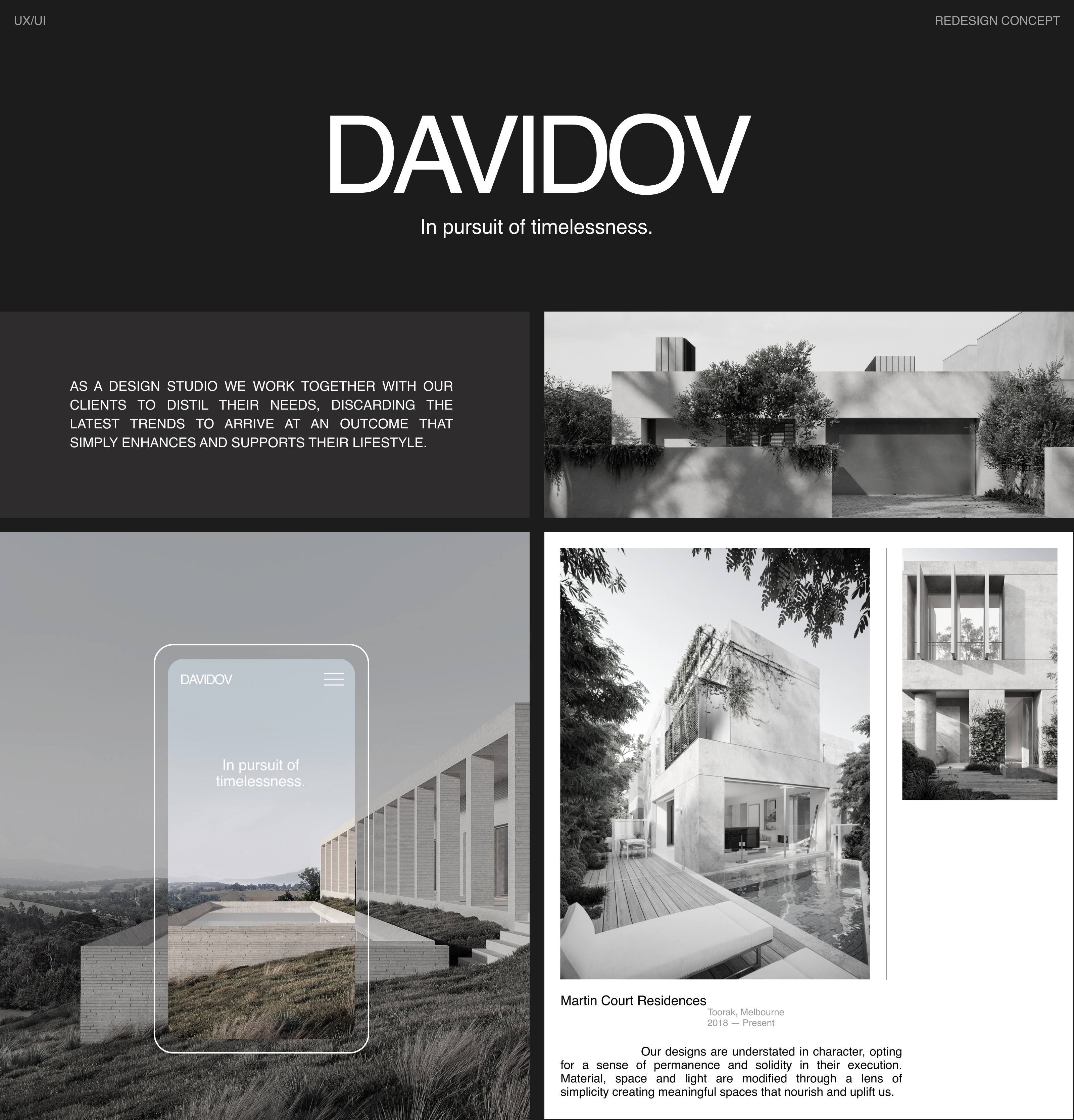 Davidov Architects | Corporate website — Изображение №1 — Интерфейсы на Dprofile