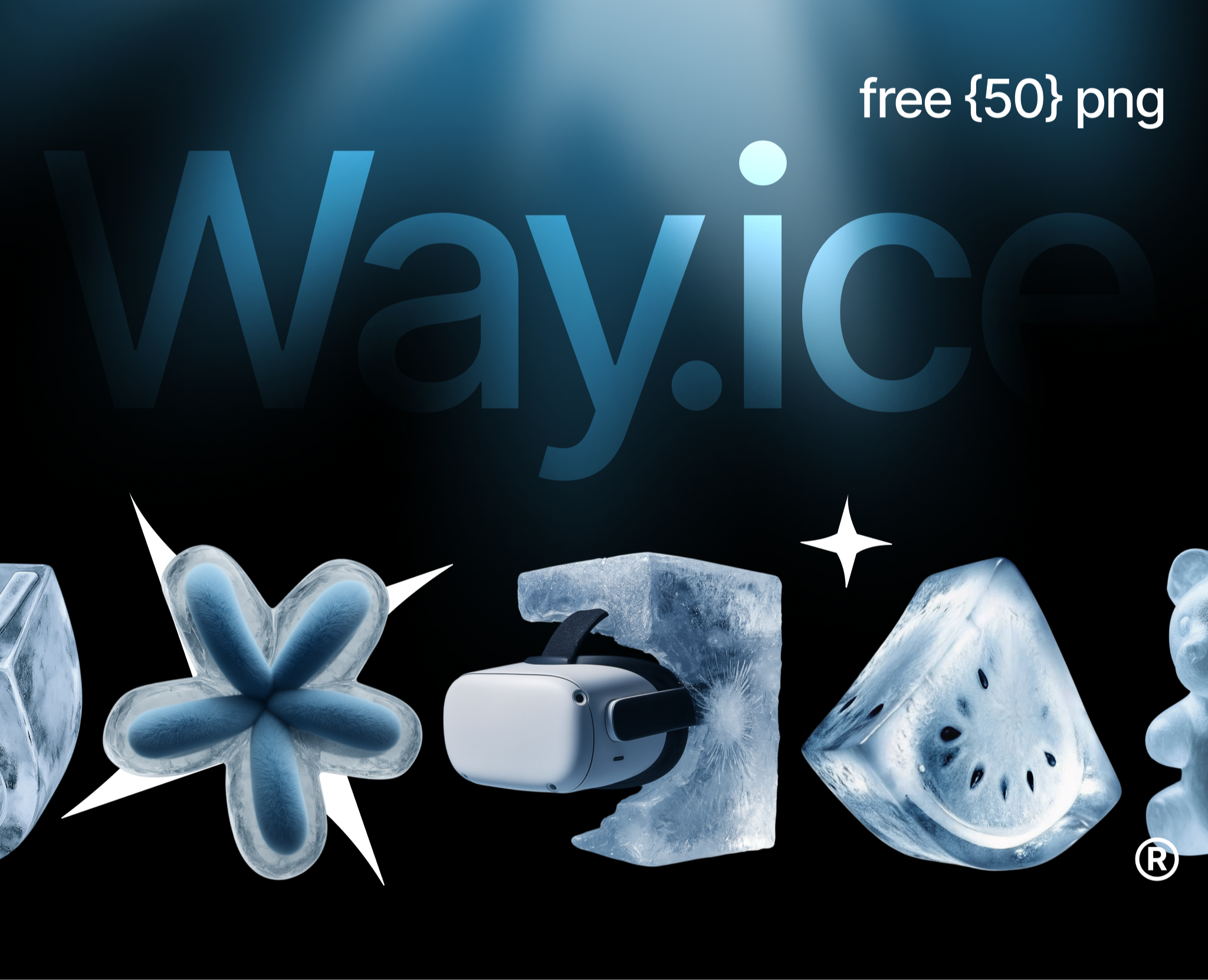 Way.ice 💧 3D•Font•All Free — Брендинг, Графика на Dprofile