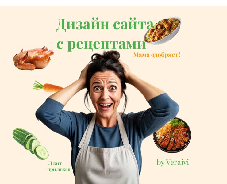 Дизайн сайта с рецептами — Интерфейсы, Брендинг на Dprofile