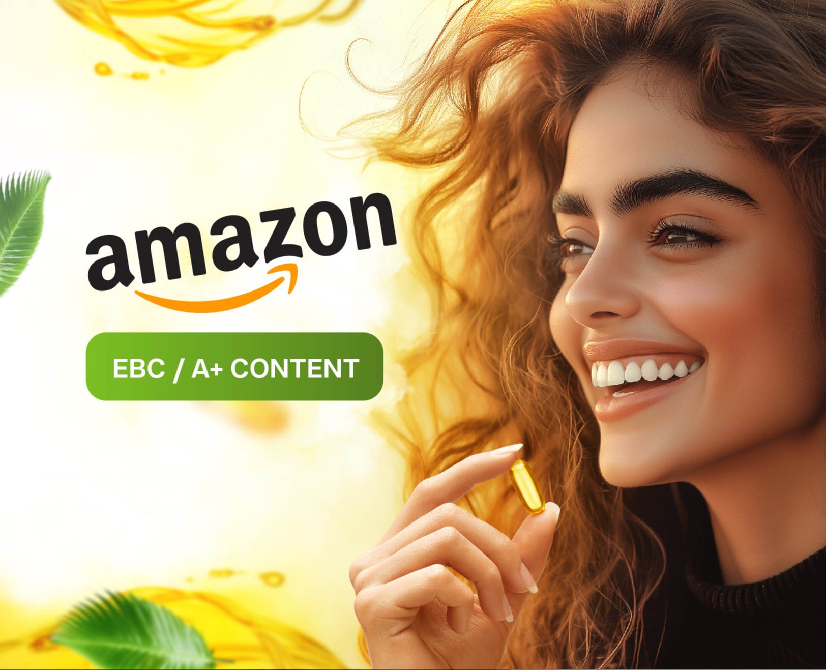 Дизайн бренда производителя витаминов D3 и Amazon листинг — Брендинг, Графика на Dprofile