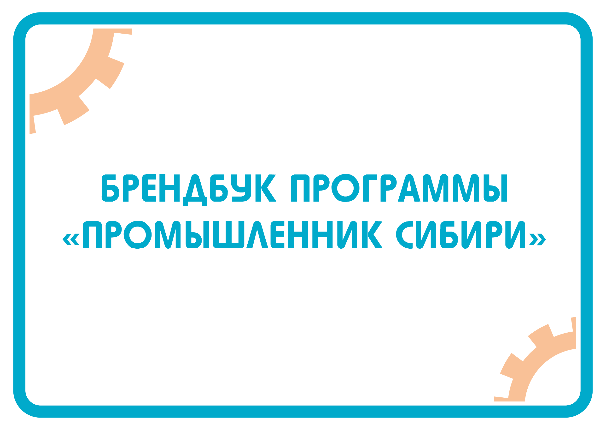 Брендбук программы «Промышленник Сибири» — Изображение №1 — Брендинг, Иллюстрация на Dprofile