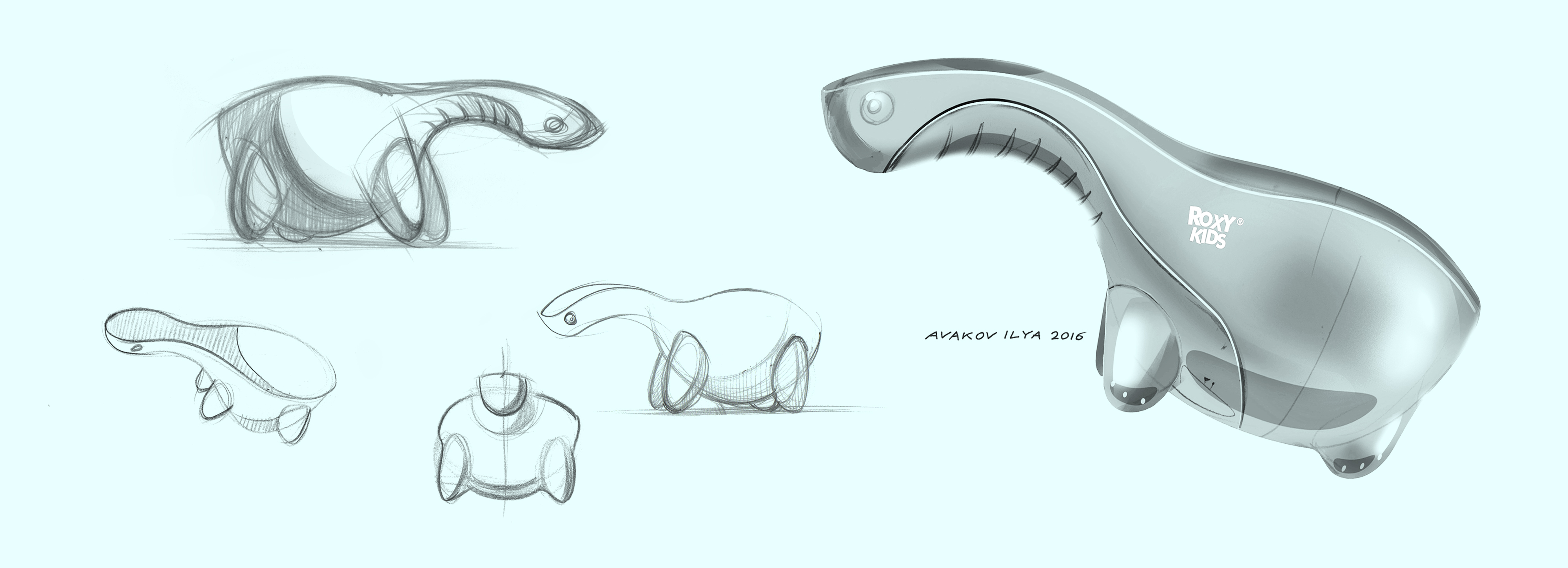 Дино Скоп — Изображение №3 — Иллюстрация, 3D, Промдизайн на Dprofile