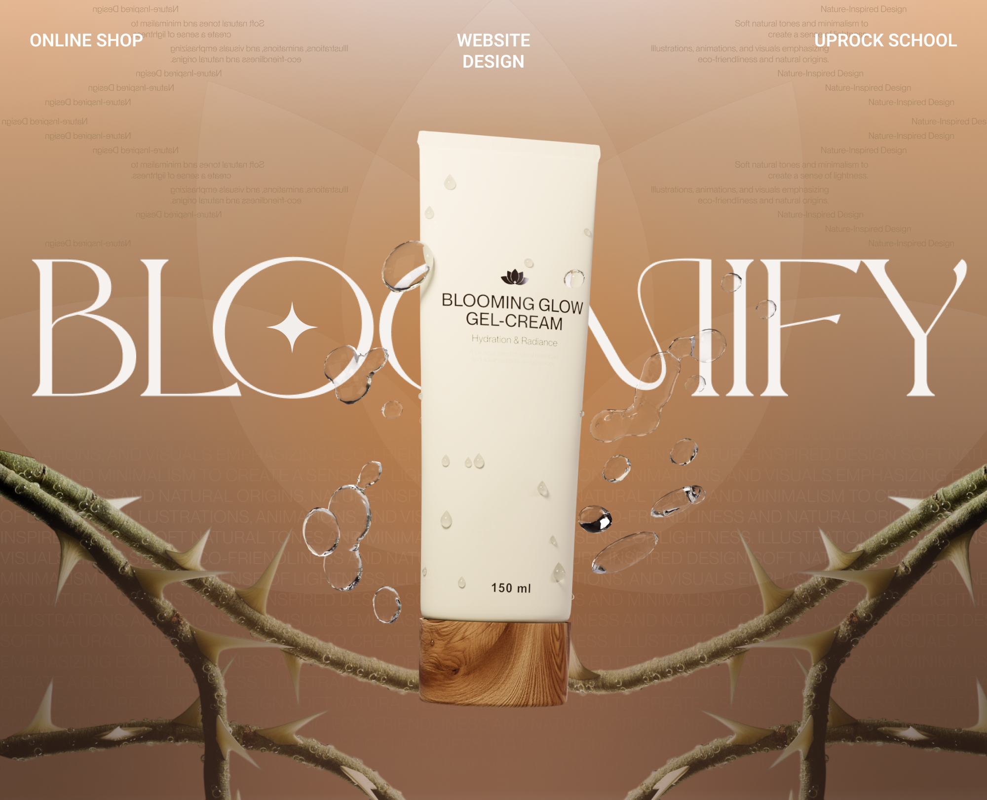 Bloomify | online shop — Интерфейсы, Брендинг на Dprofile
