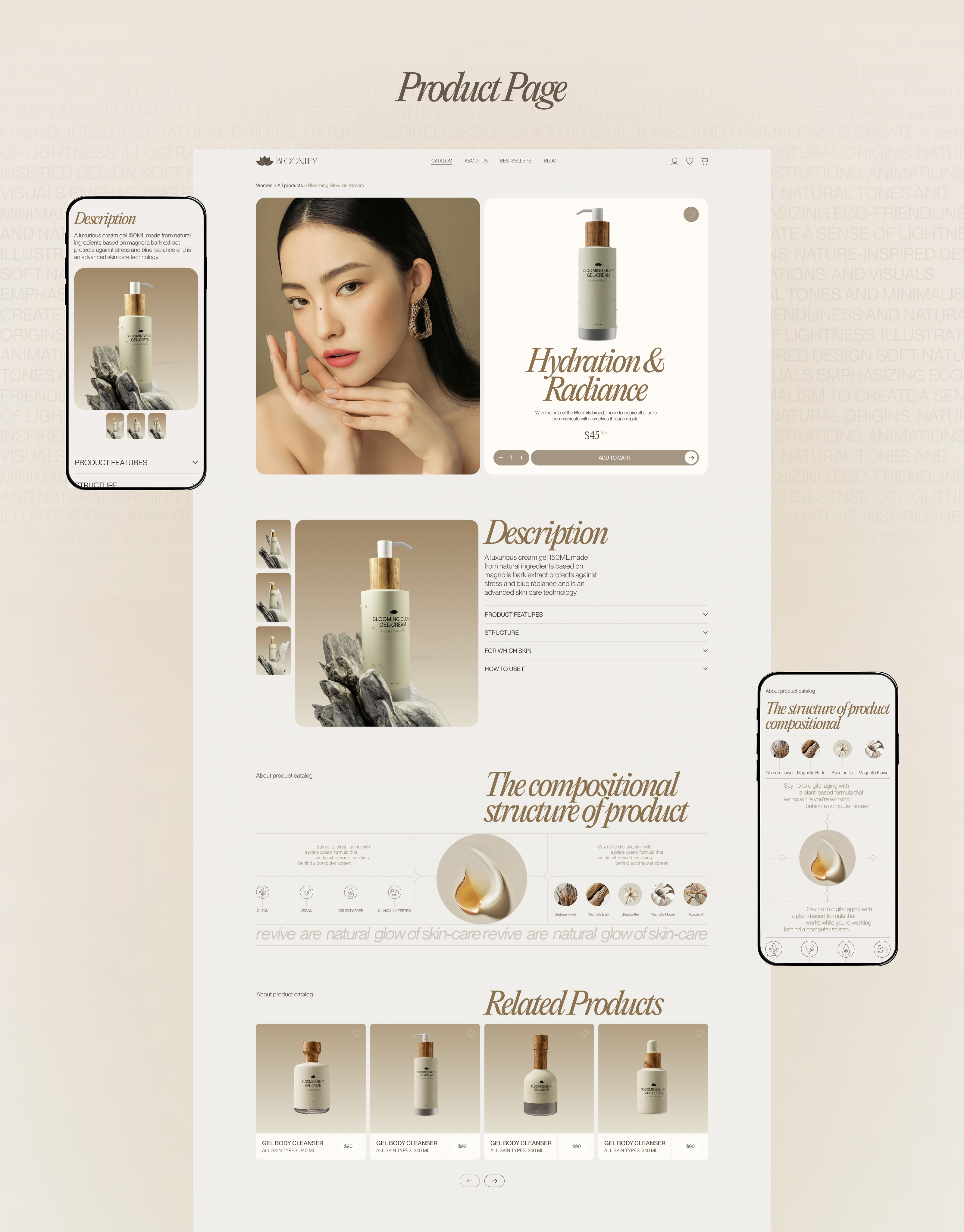 Bloomify | online shop — Изображение №8 — Интерфейсы, Брендинг на Dprofile