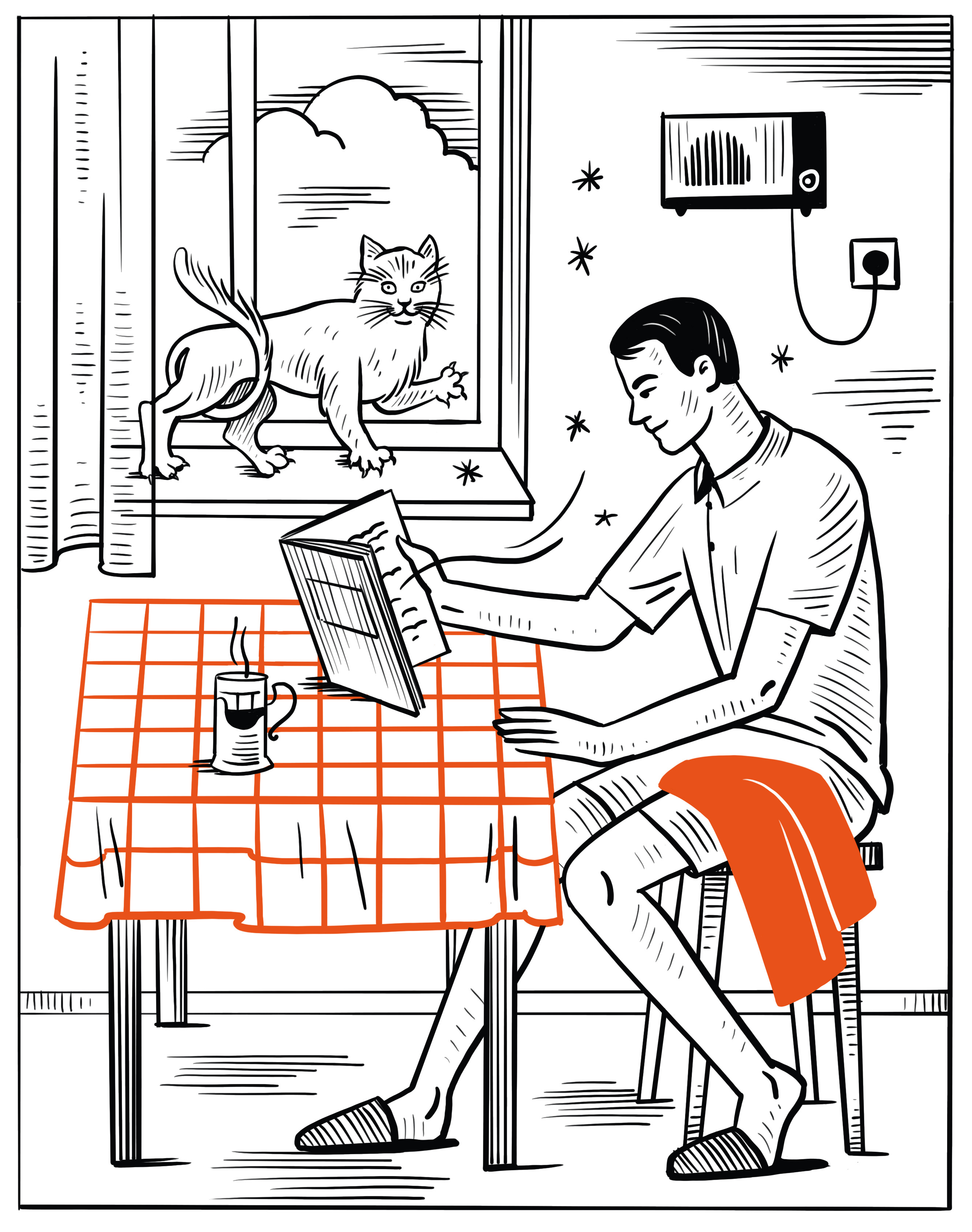 Иллюстрации для книги «‎Фрау» — Изображение №5 — Иллюстрация, Графика на Dprofile