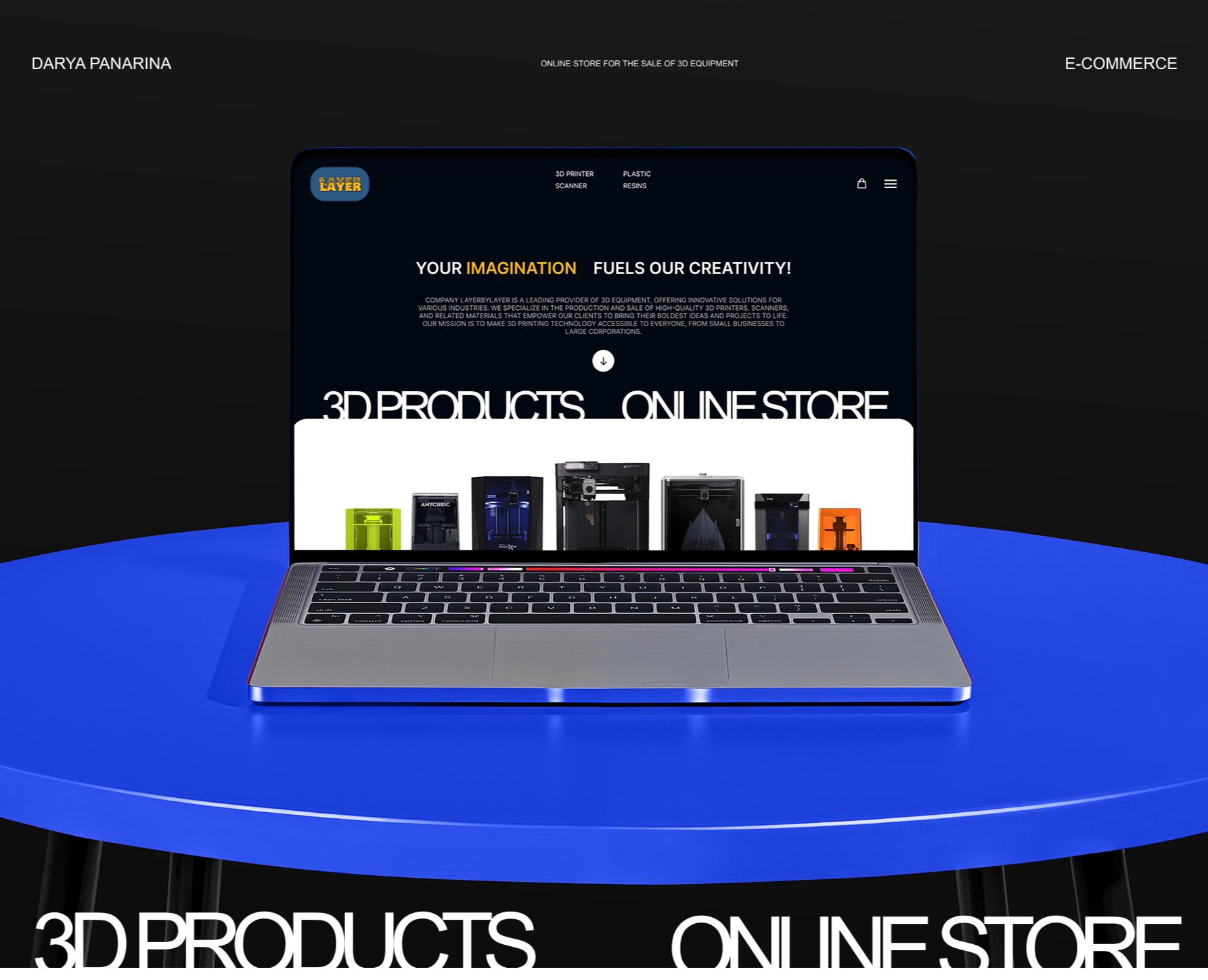 LBL интернет-магазин 3D оборудования — Интерфейсы, Брендинг на Dprofile