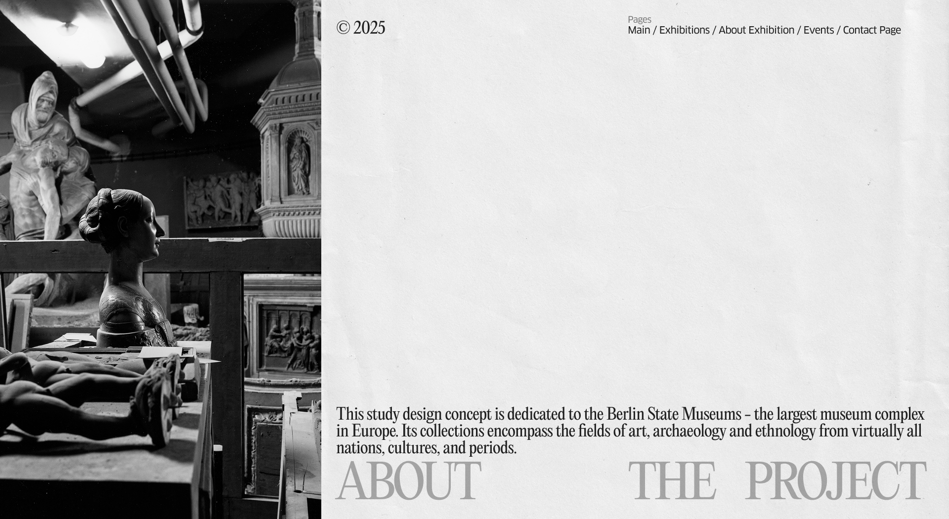 Staatliche Museen zu Berlin | Website Design — Изображение №2 — Интерфейсы, Анимация на Dprofile