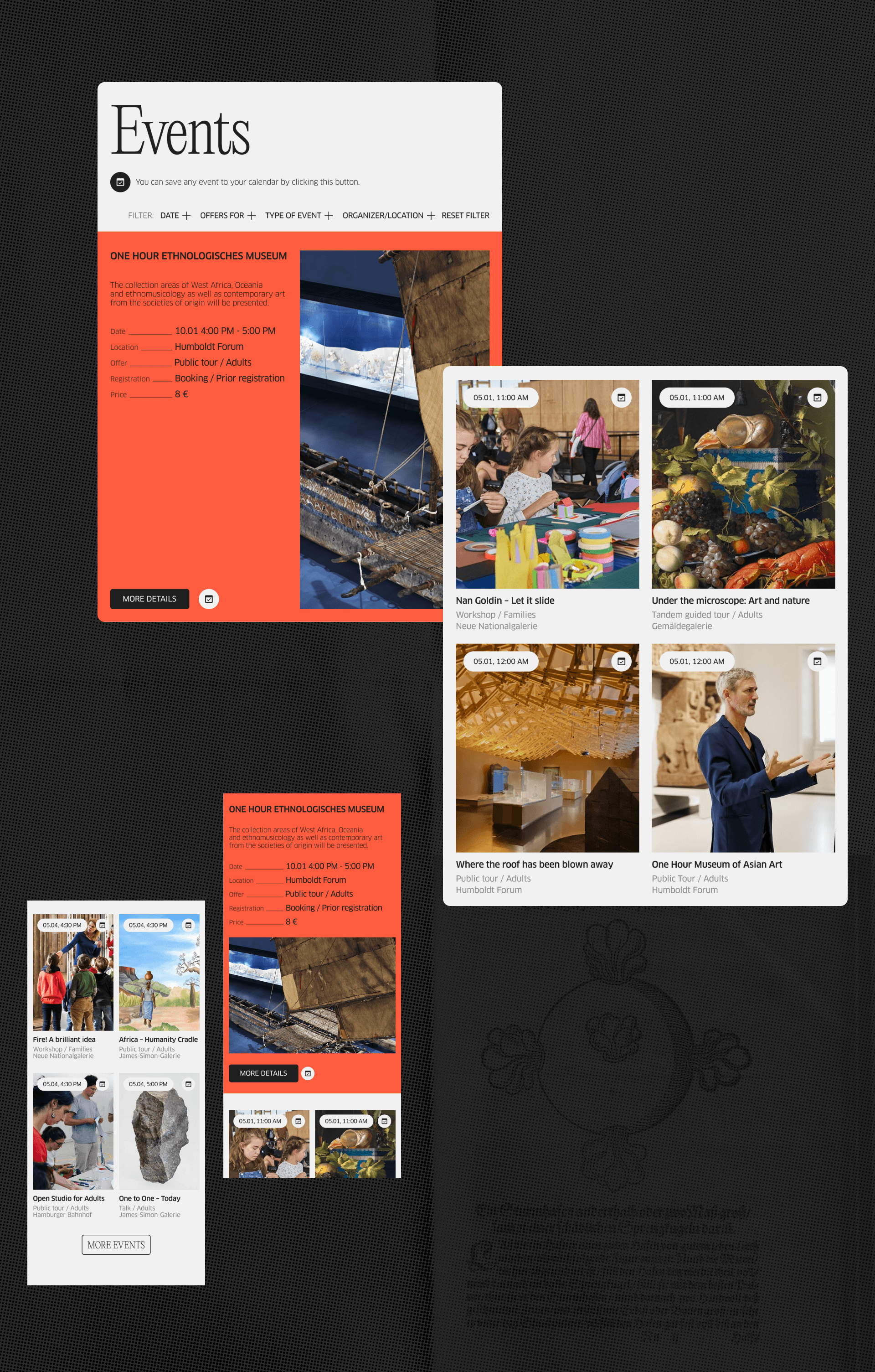 Staatliche Museen zu Berlin | Website Design — Изображение №10 — Интерфейсы, Анимация на Dprofile