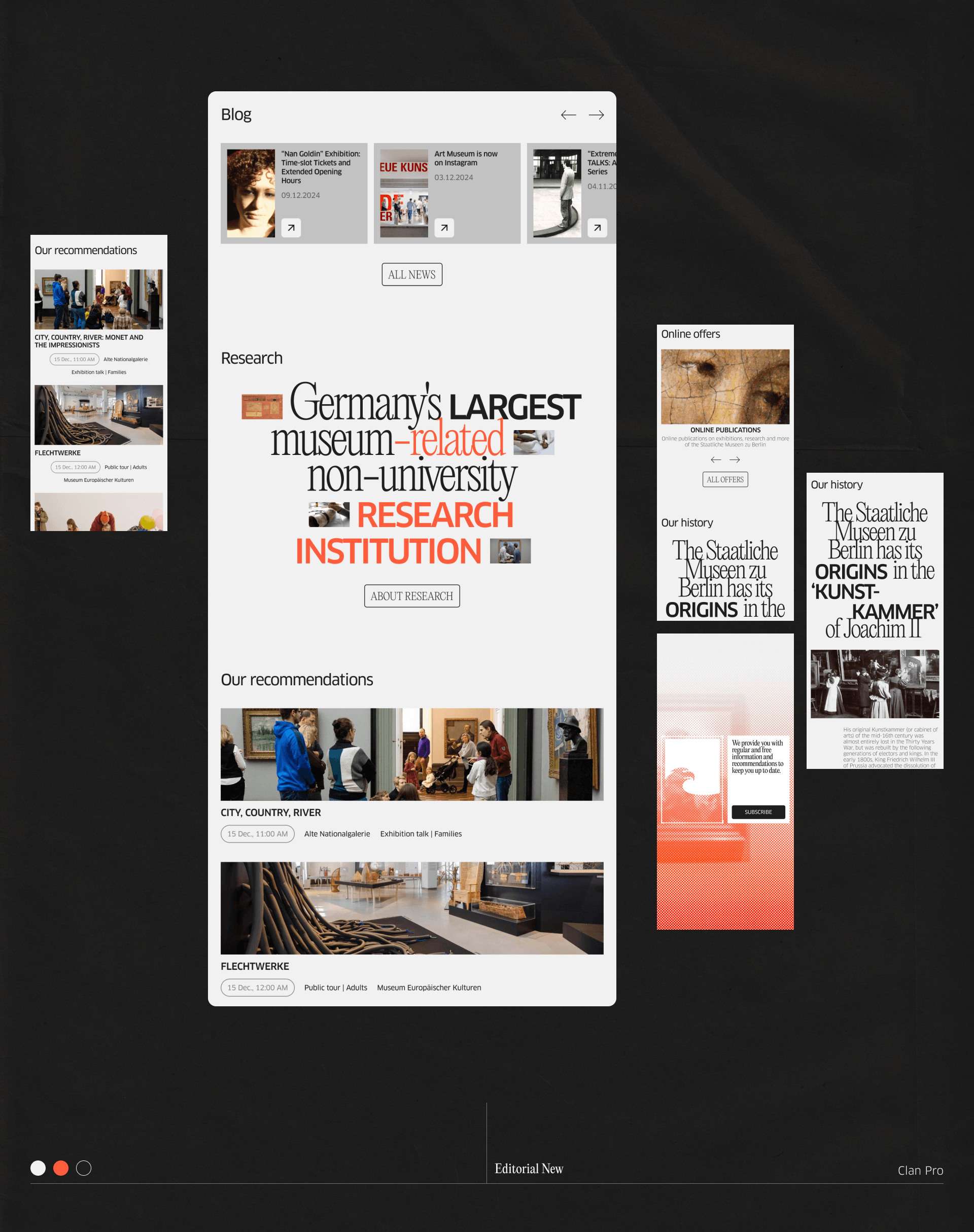 Staatliche Museen zu Berlin | Website Design — Изображение №5 — Интерфейсы, Анимация на Dprofile