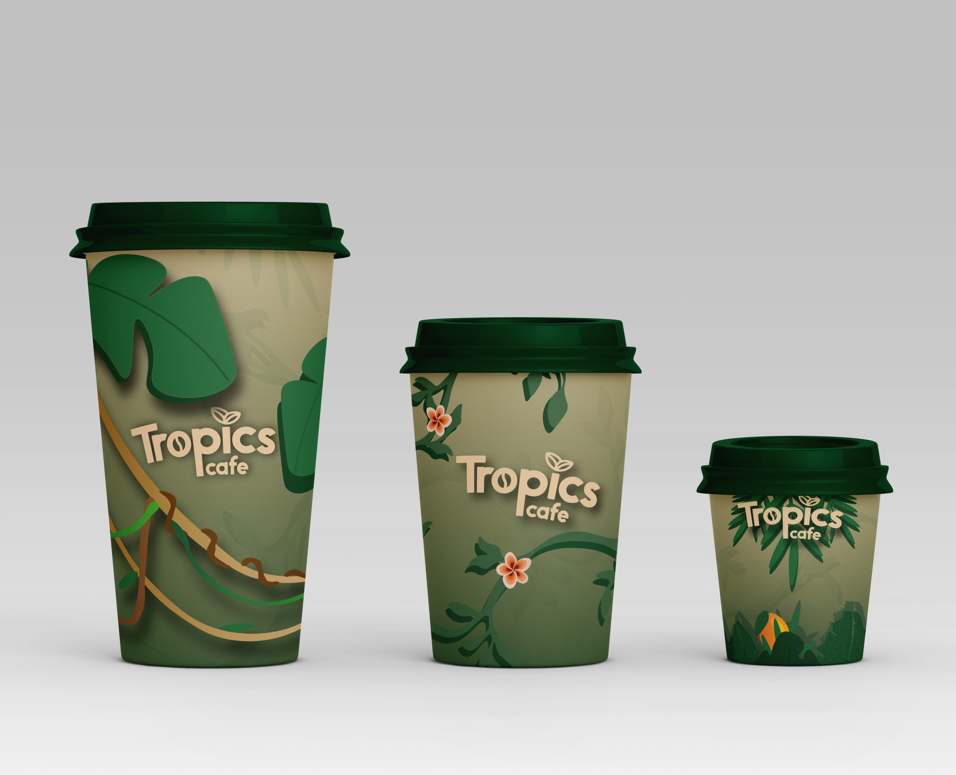 Дизайн стаканчиков для кофе — Интерфейсы, Брендинг на Dprofile