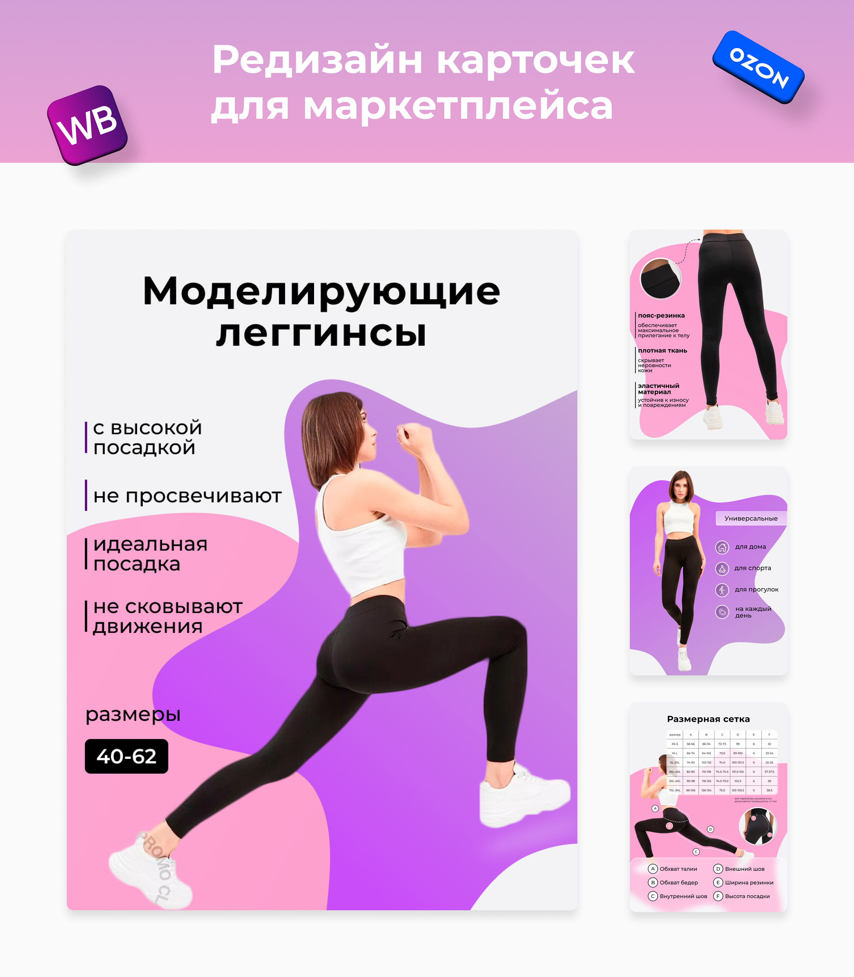 Редизайн карточек для маркетплейса | Дизайн — Изображение №1 — Графика, Маркетинг на Dprofile