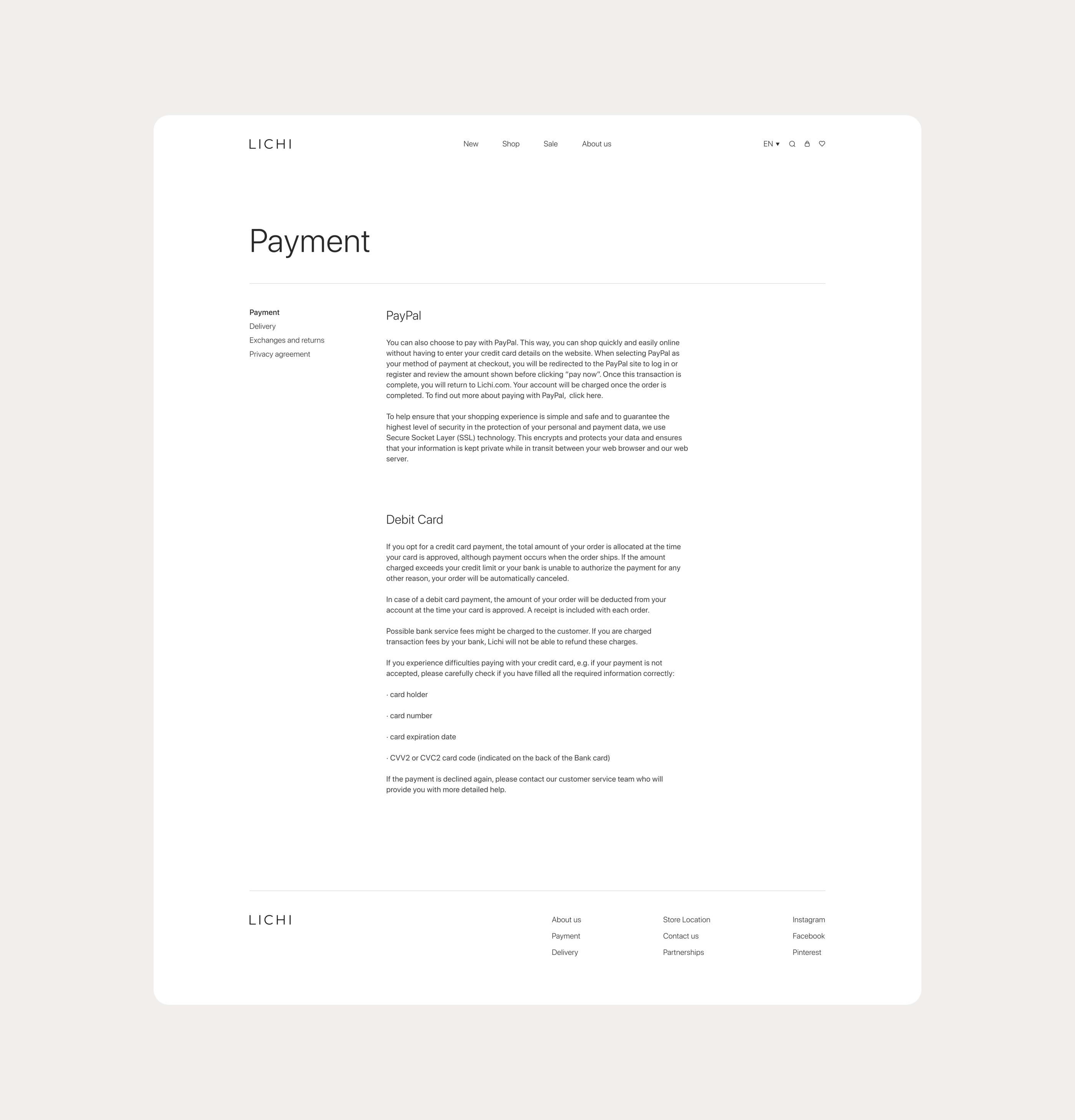Lichi e-store redesign — Изображение №11 — Интерфейсы на Dprofile