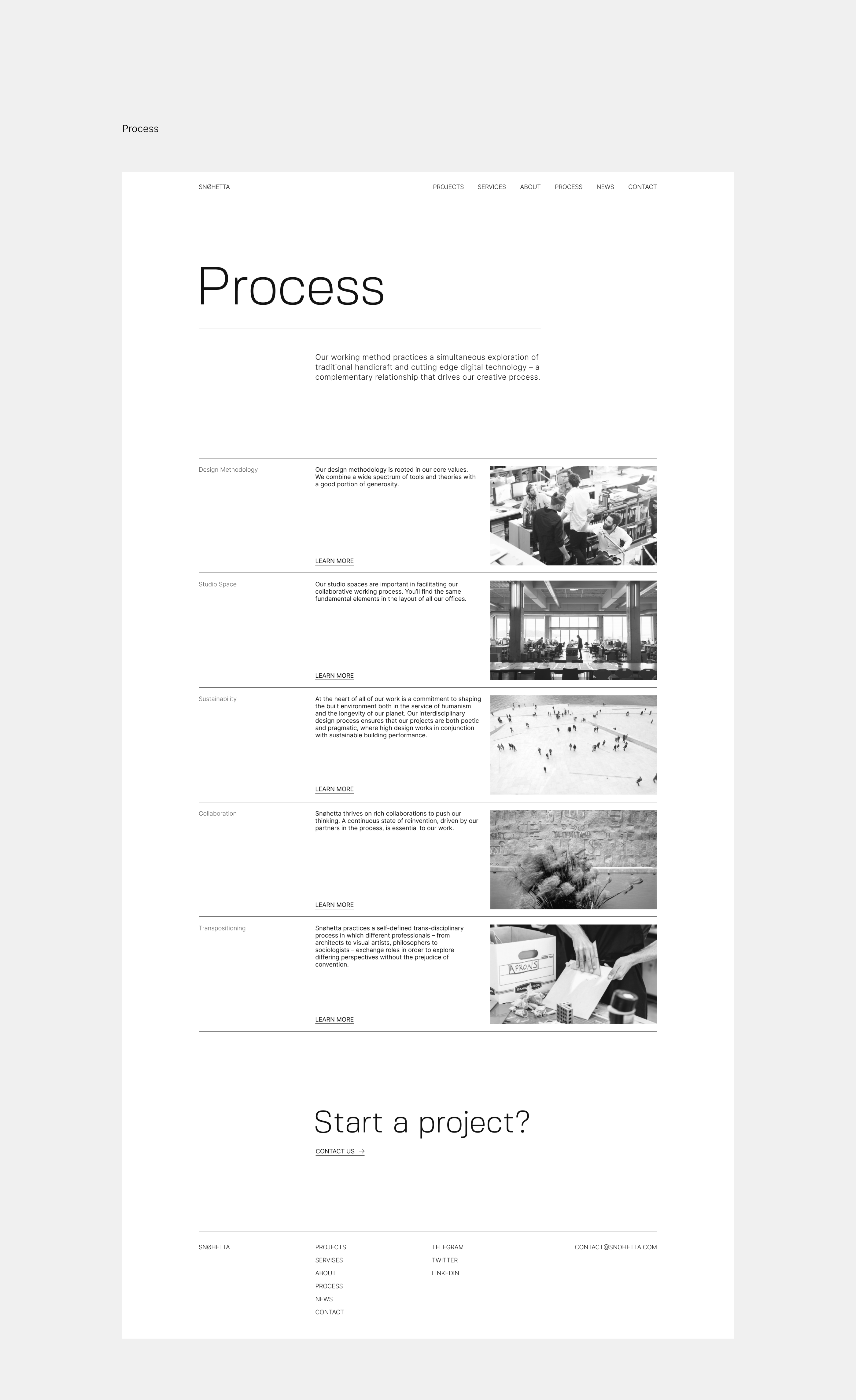 Snøhetta website redesgn — Изображение №16 — Интерфейсы, Анимация на Dprofile