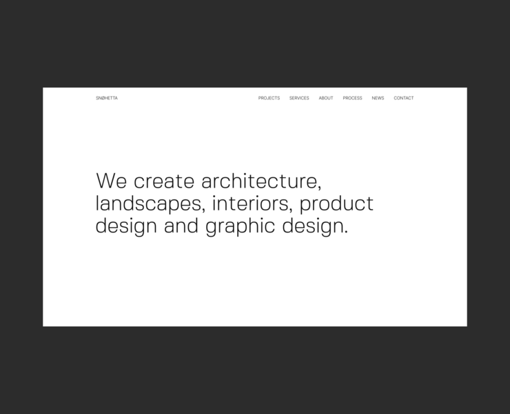 Snøhetta website redesgn — Интерфейсы, Анимация на Dprofile
