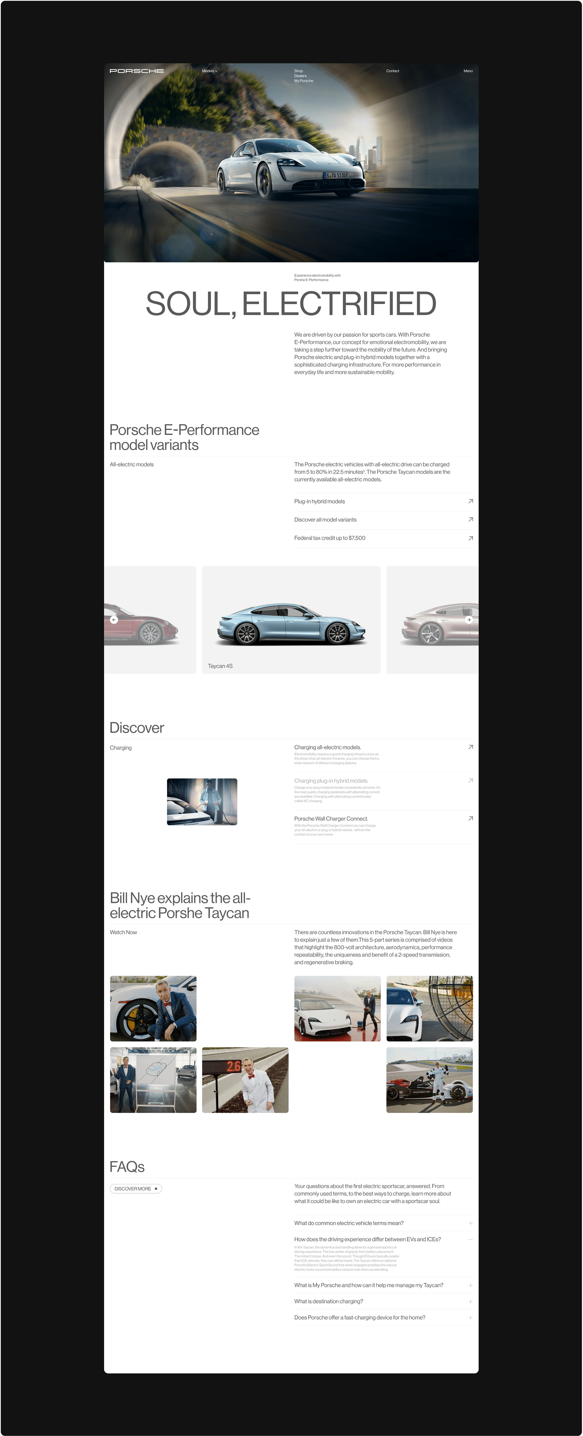 Porsche website redesign — Изображение №11 — Интерфейсы, Брендинг, Графика на Dprofile