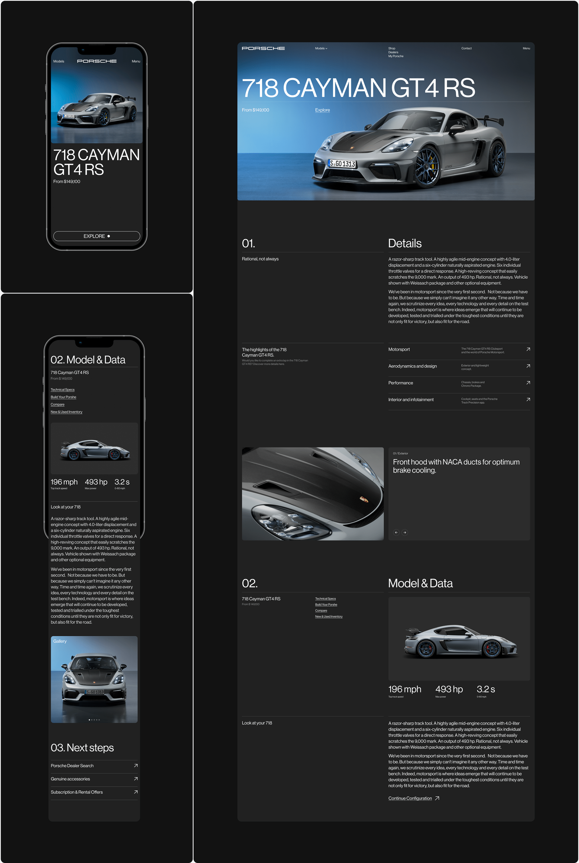 Porsche website redesign — Изображение №8 — Интерфейсы, Брендинг, Графика на Dprofile