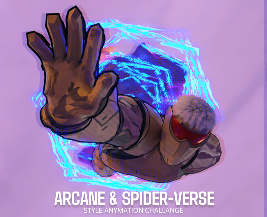 GRAVITON Анимационный Шоукейс в стиле Аркейн и Спайдерверс — 3D, Анимация на Dprofile