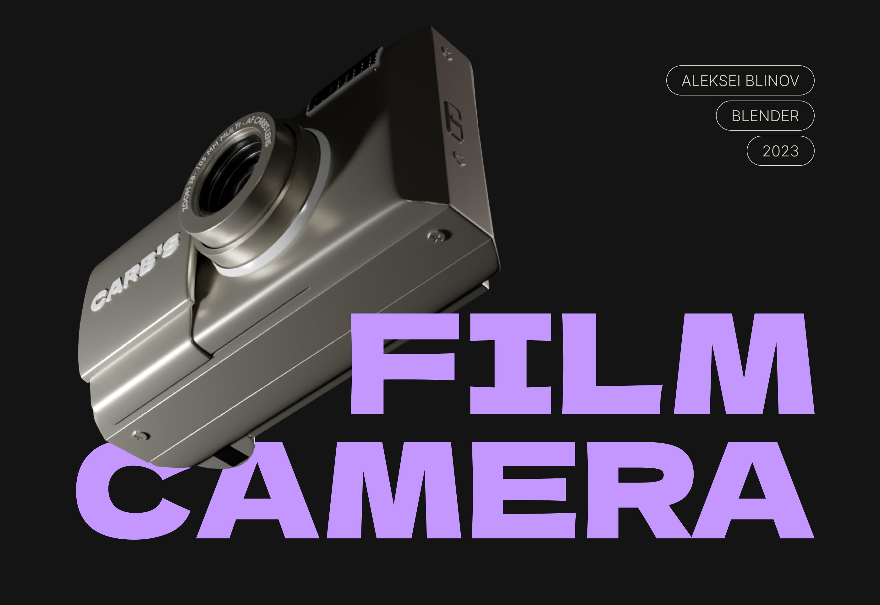3D Concept Film Camera — Изображение №1 — 3D на Dprofile