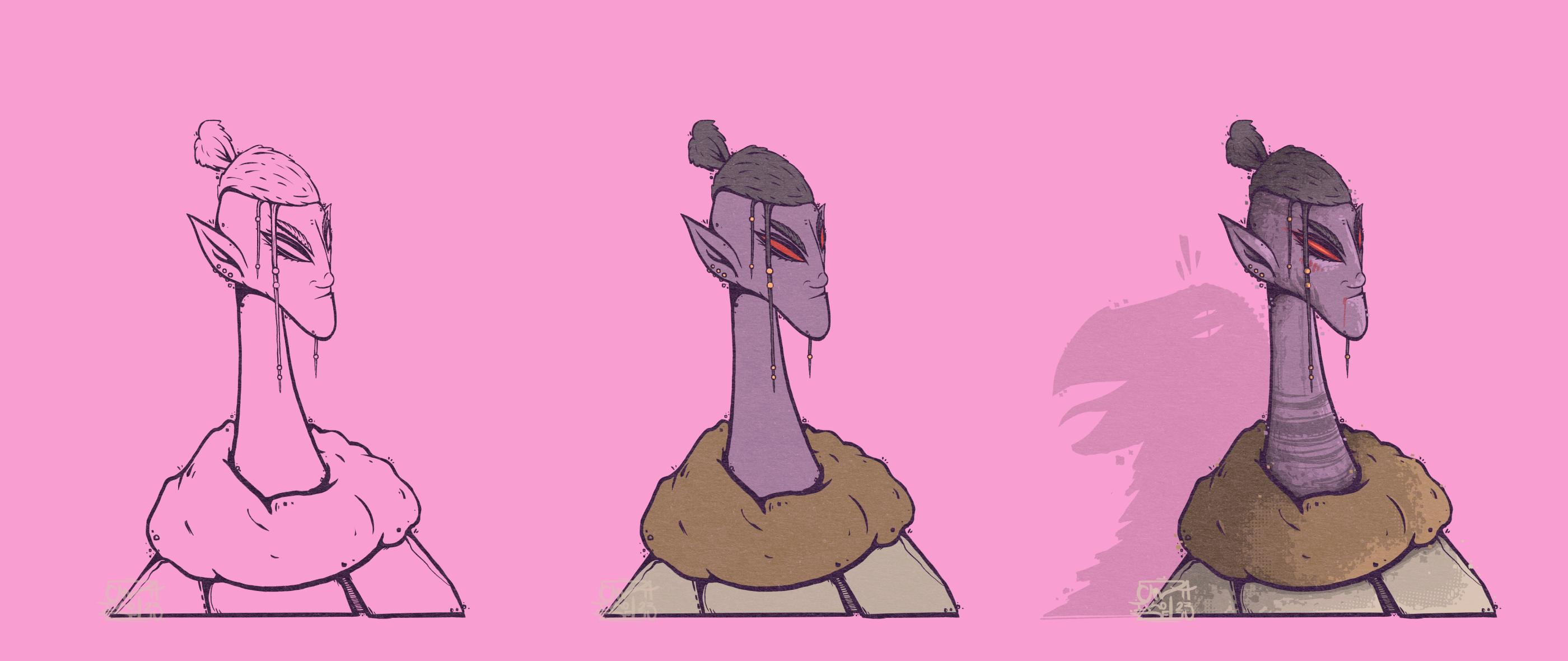 Character Design "Pink Series" — Изображение №41 — Иллюстрация, Анимация на Dprofile
