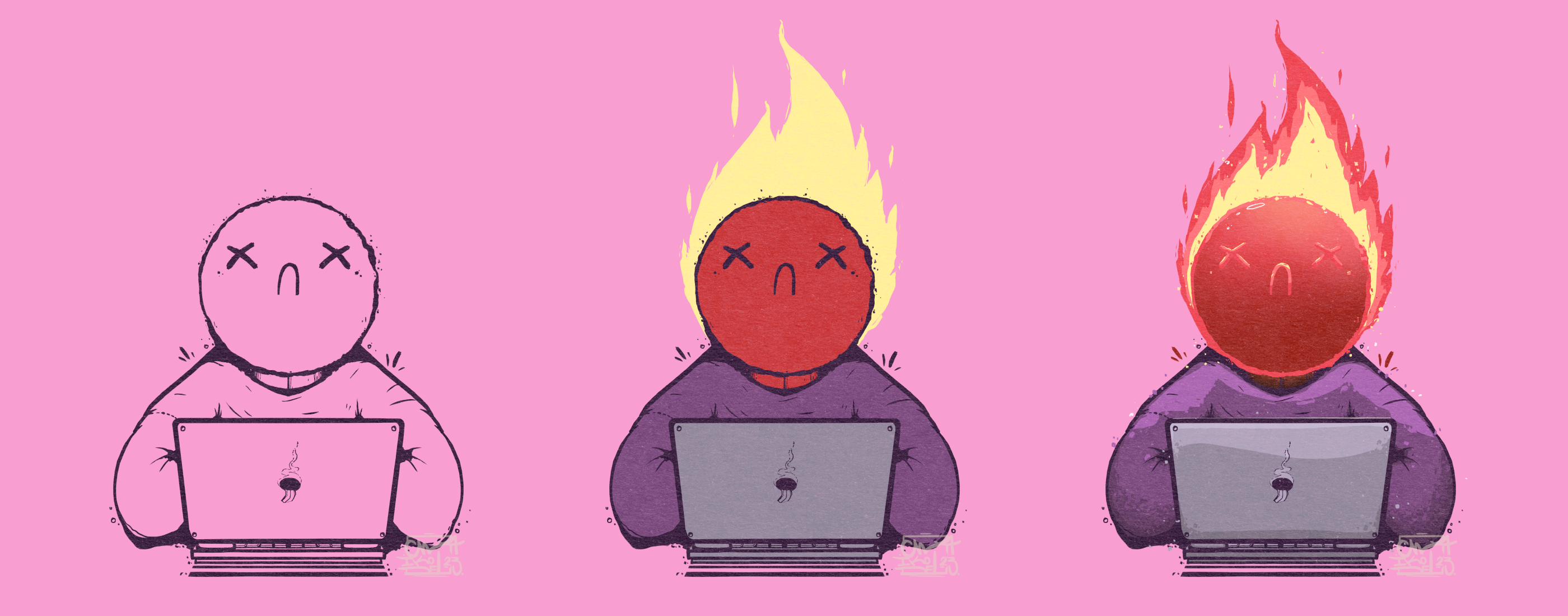 Character Design "Pink Series" — Изображение №11 — Иллюстрация, Анимация на Dprofile