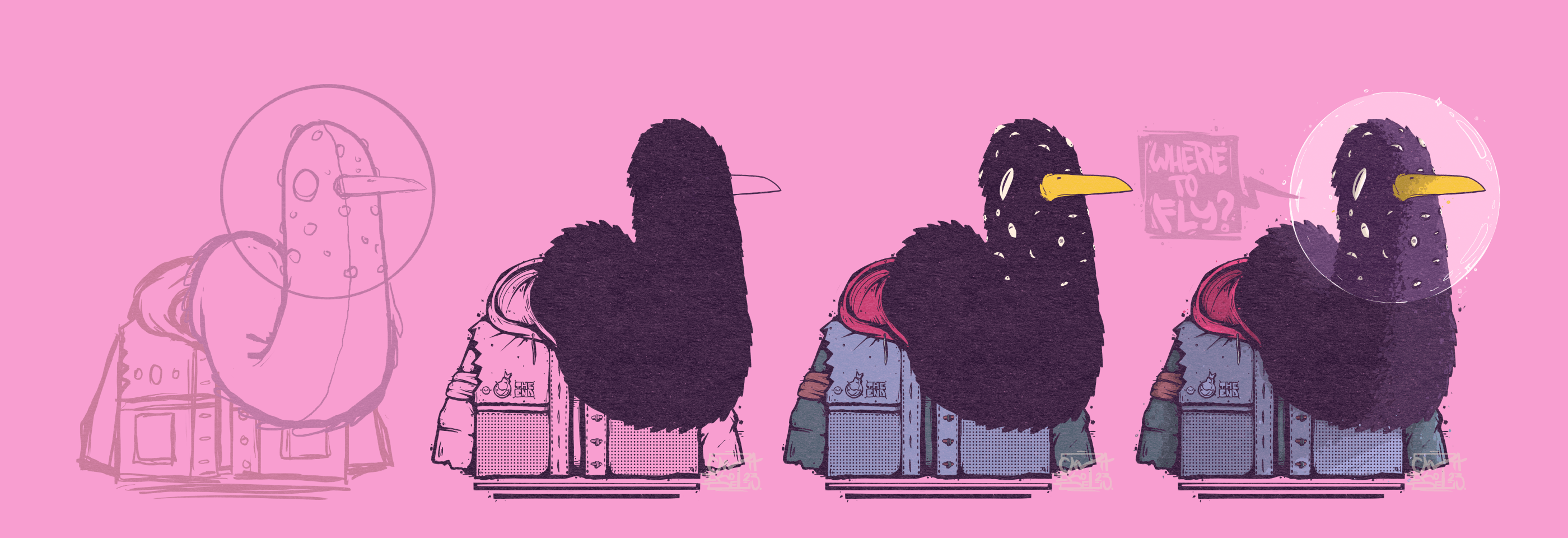 Character Design "Pink Series" — Изображение №5 — Иллюстрация, Анимация на Dprofile