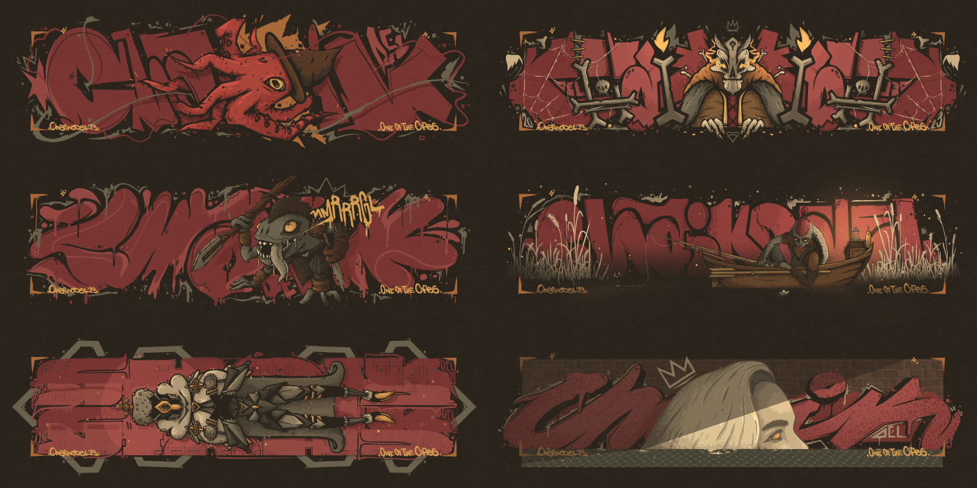 Graffiti + Characters Design "Red Letter Style" — Изображение №1 — Иллюстрация, Анимация на Dprofile