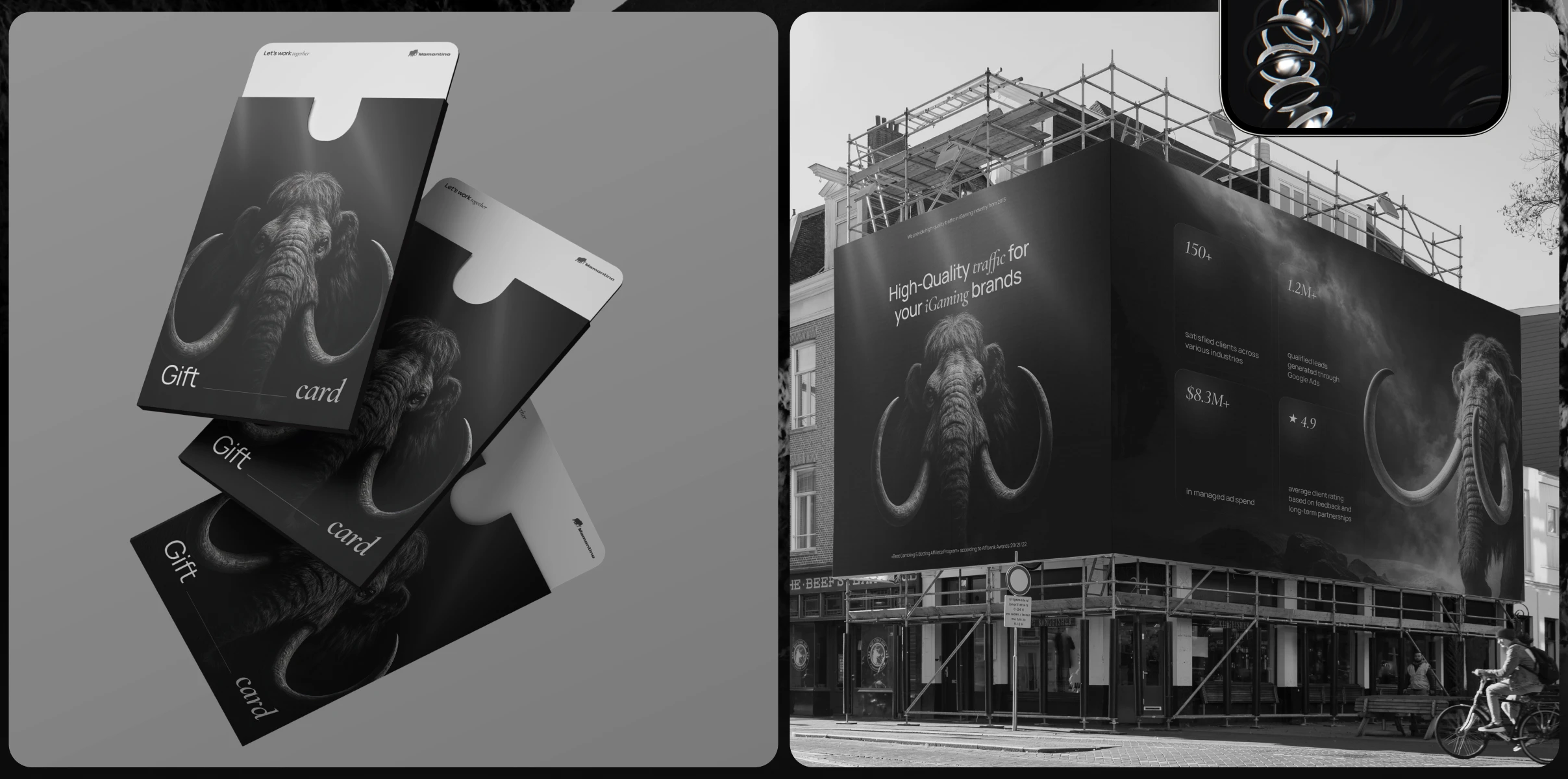 Mamontino | Landing page — Изображение №4 — Интерфейсы, Анимация на Dprofile