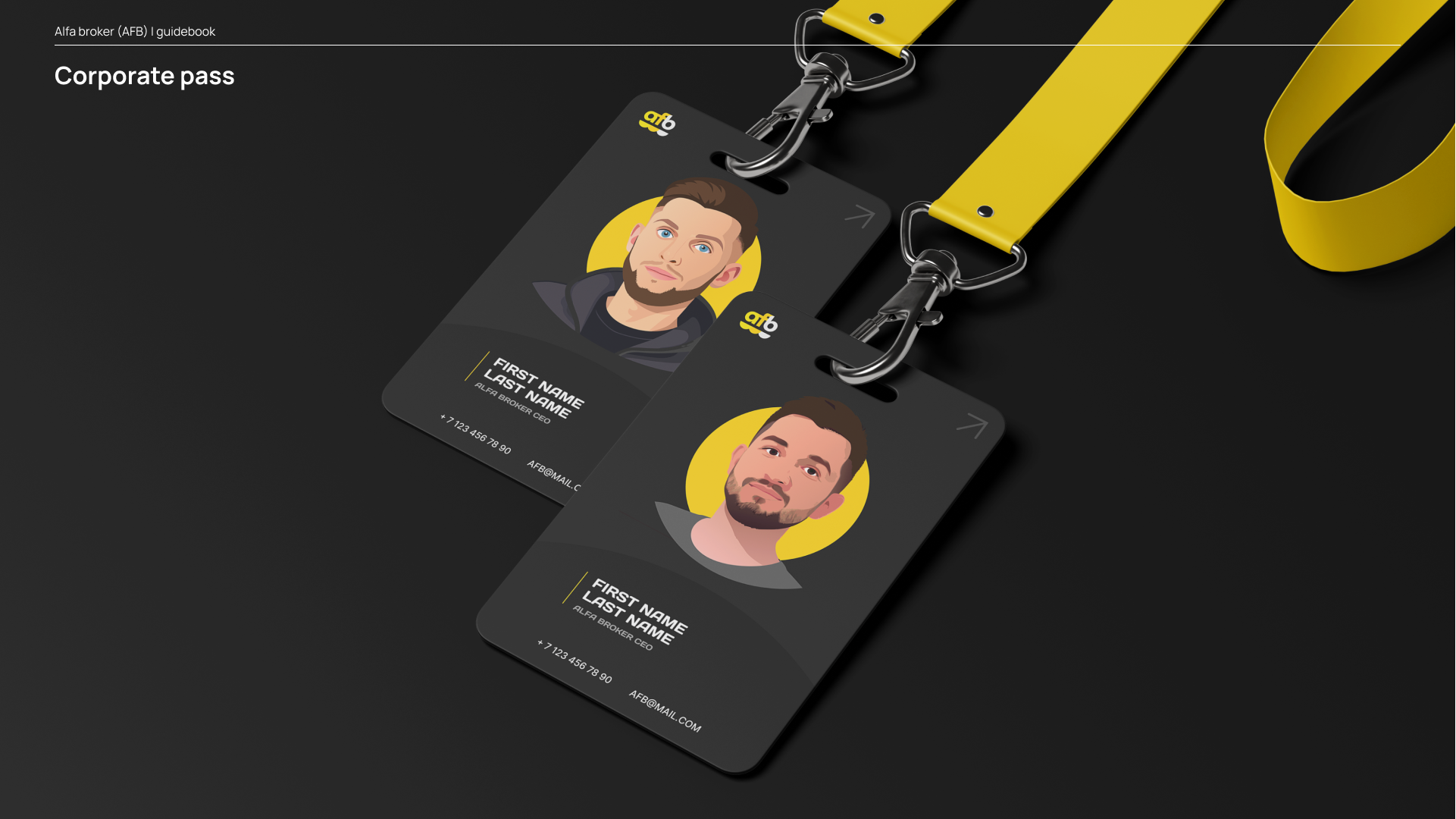 Фирменный стиль | Alfa broker (AFB) — Изображение №8 — Брендинг на Dprofile