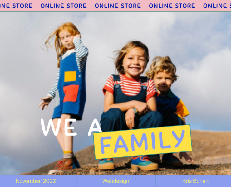 Children's сlothing | online-store — Интерфейсы, Брендинг на Dprofile