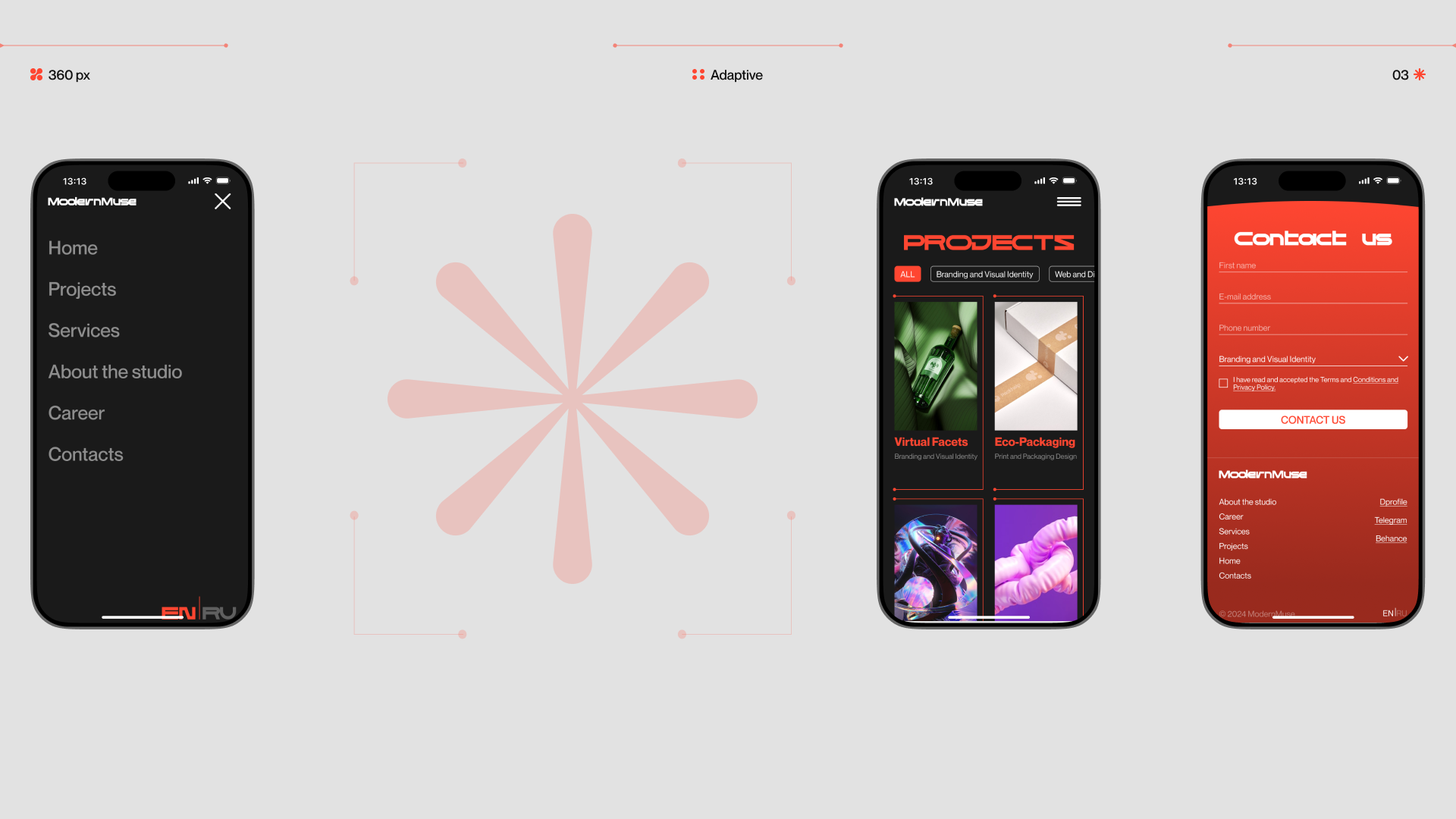 Design Studio - ModernMuse — Изображение №6 — Интерфейсы, Брендинг на Dprofile