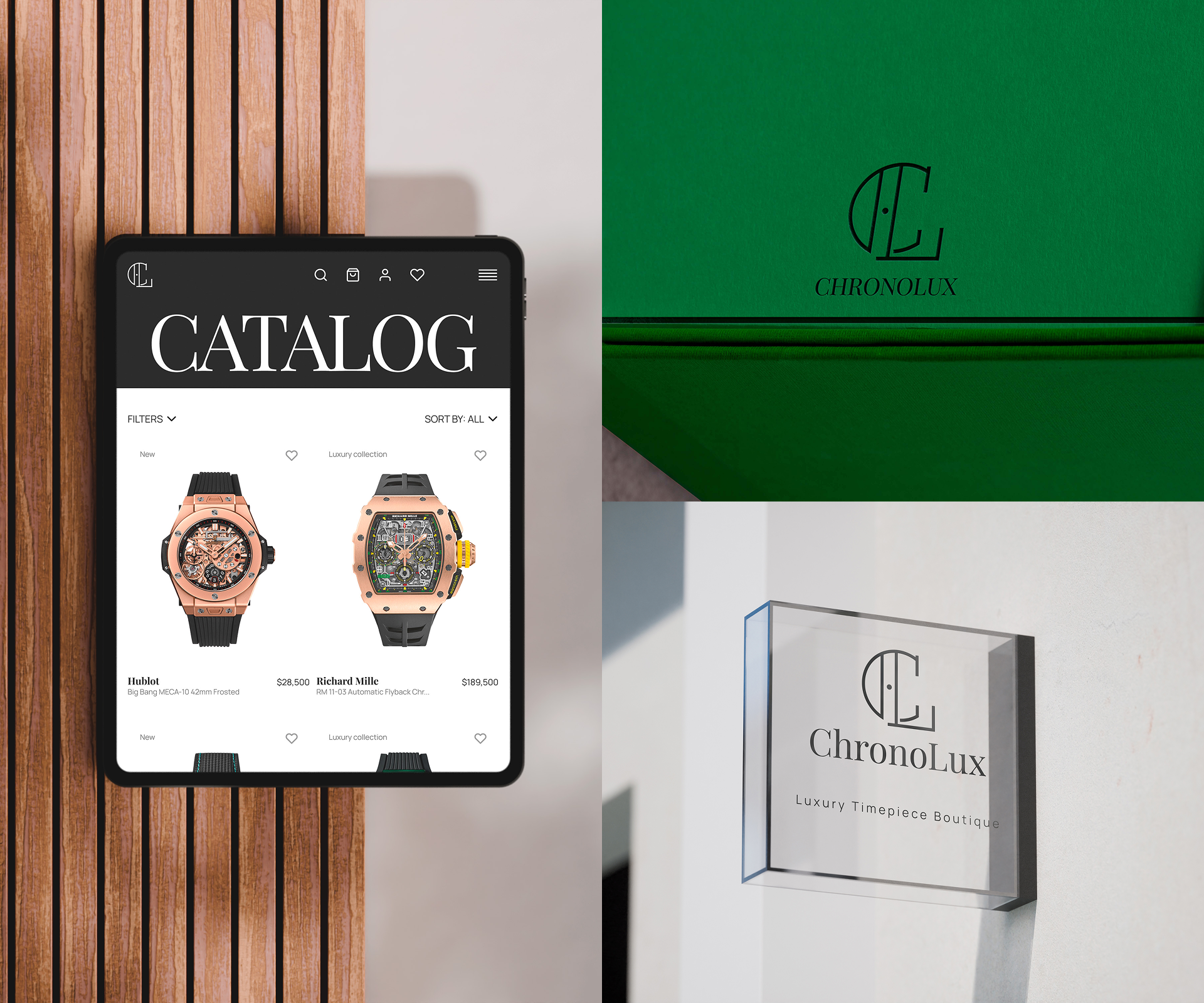 E-Commerce UI/UX - Luxury Watch - ChronoLux — Изображение №11 — Интерфейсы, Брендинг на Dprofile