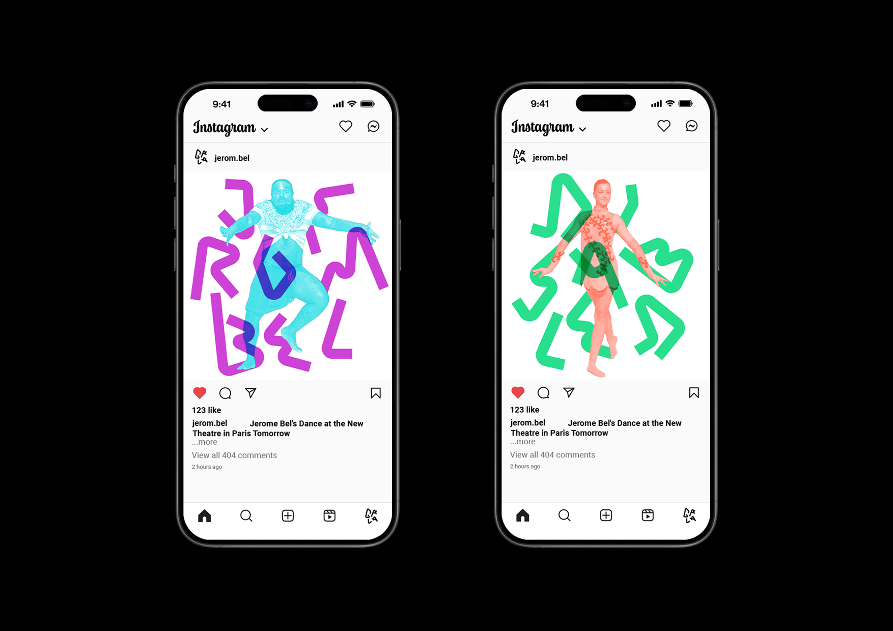 айдентика для постановок Жерома Беля — Изображение №6 — Брендинг на Dprofile