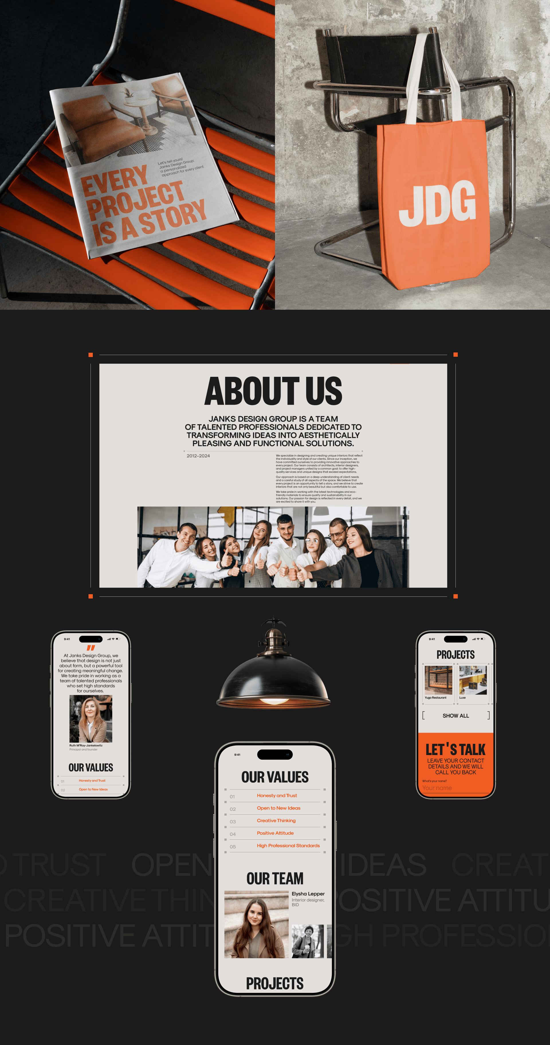 JDG | Corporate Website — Изображение №6 — Интерфейсы на Dprofile