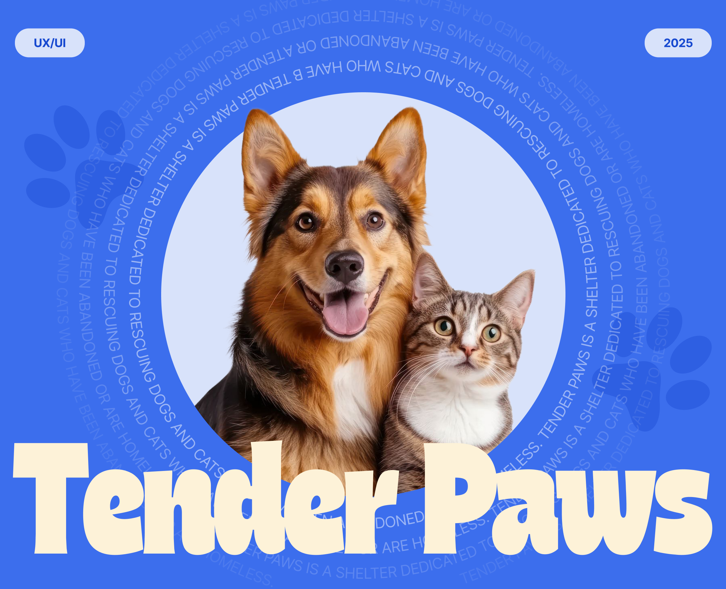 Tender Paws | Corporate website concept — Интерфейсы на Dprofile
